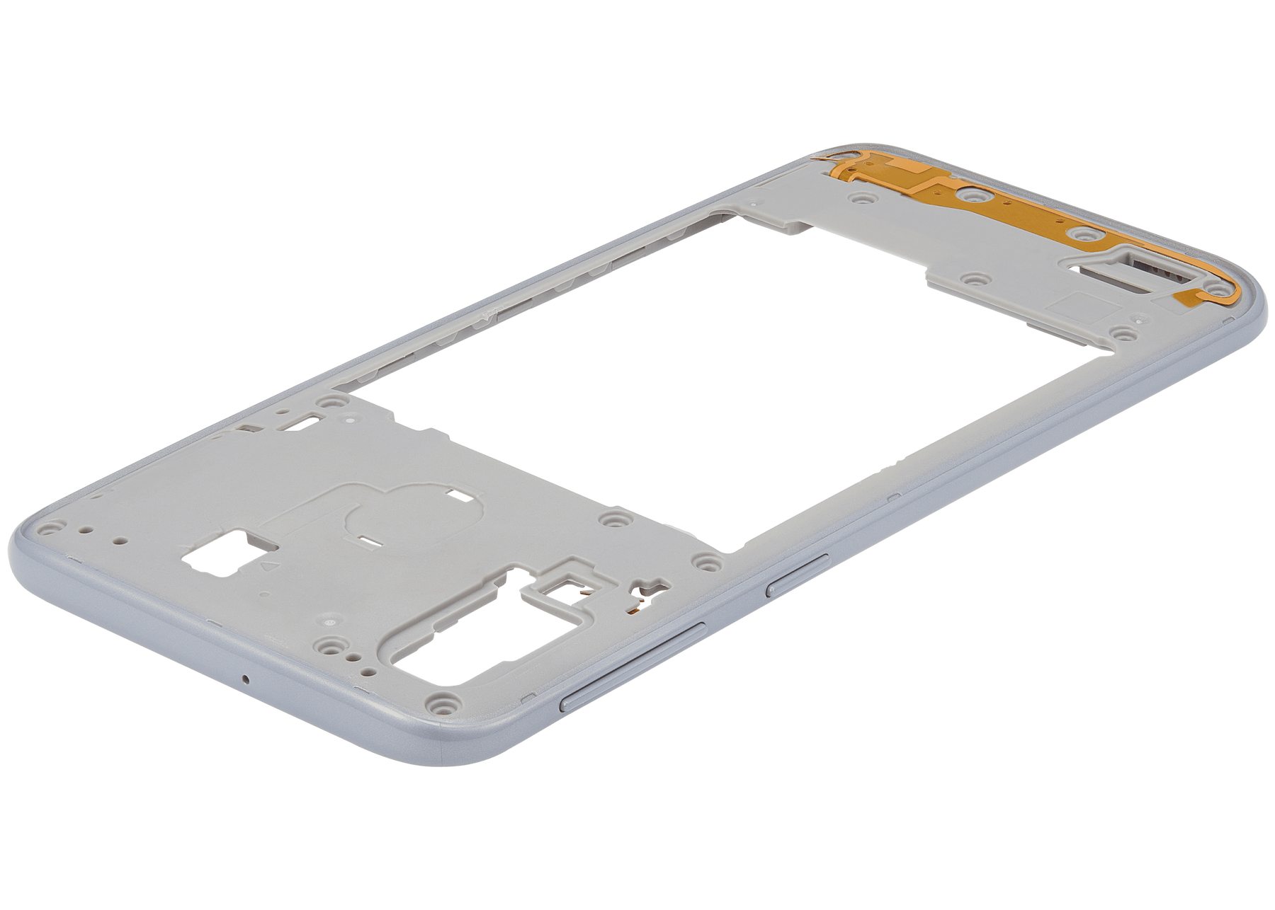 Mid-Frame Housing Compatible For Samsung Galaxy A40 (A405 / 2019) (Aftermarket Plus) (White)