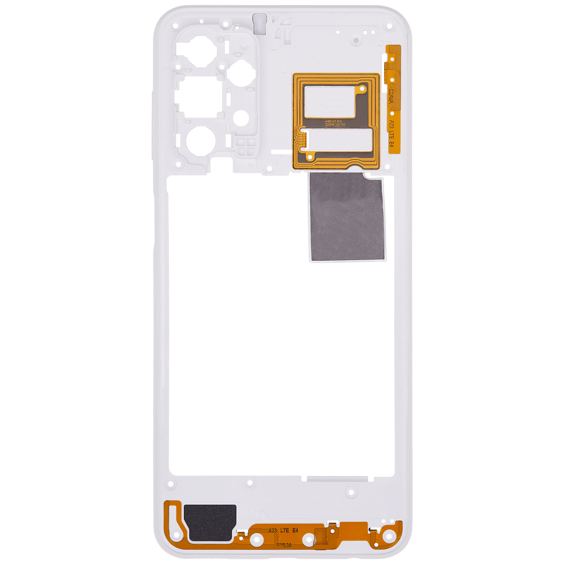 Mid-Frame Housing Compatible For Samsung Galaxy A23 (A235 / 2022) (White)