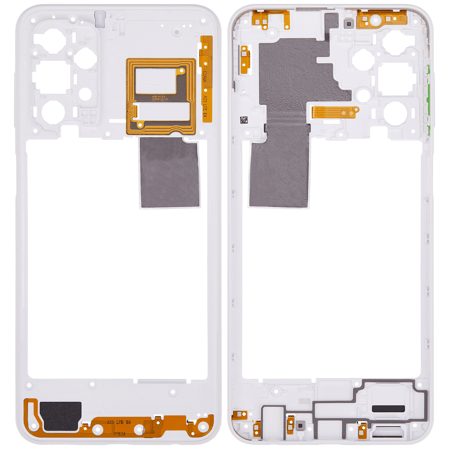 Mid-Frame Housing Compatible For Samsung Galaxy A23 (A235 / 2022) (White)