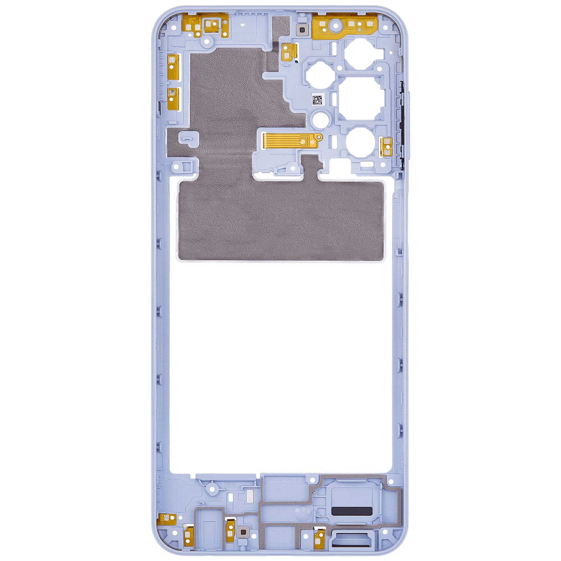 Mid-Frame Housing Compatible For Samsung Galaxy A23 5G (A236U / A236B / 2022) (US & International Version)(Blue)