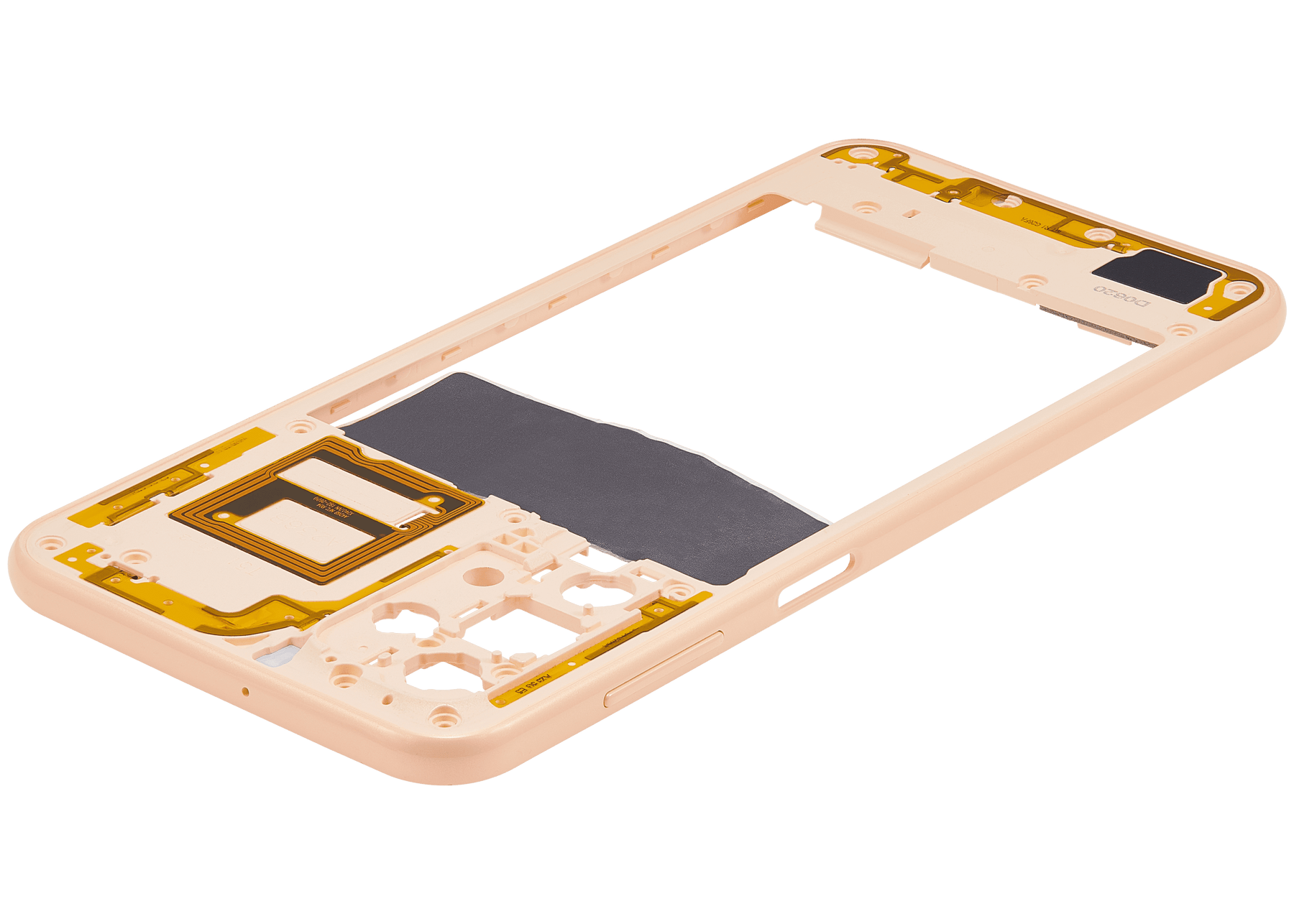 Mid-Frame Housing Compatible For Samsung Galaxy A23 5G (A236U / A236B / 2022) (US & International Version) (Peach)