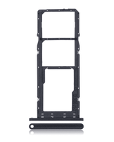 Dual Sim Card Tray Compatible For Samsung Galaxy A02S (A025 / 2020) / A03 (A035 / 2021) (Black)