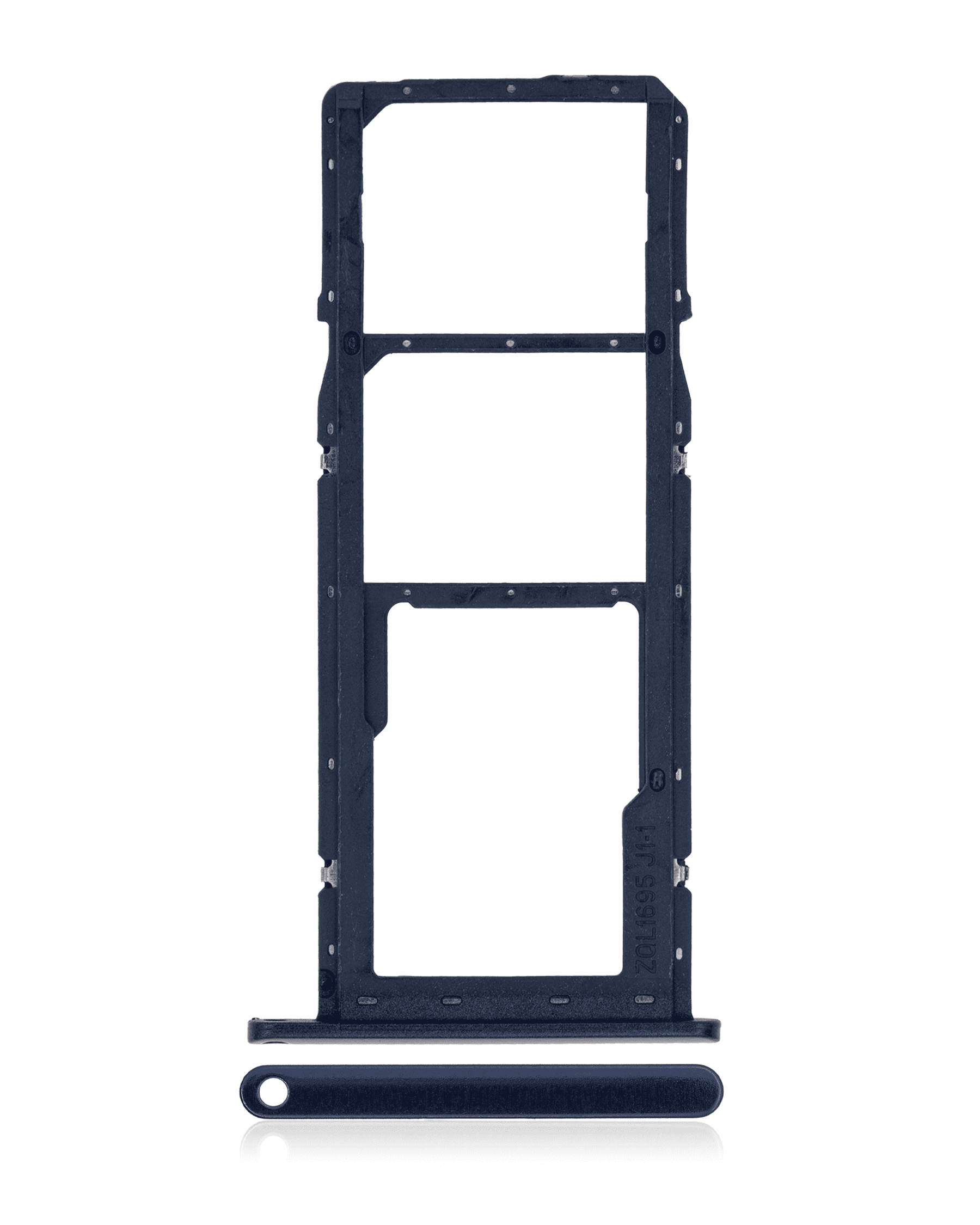 Dual Sim Card Tray Compatible For Samsung Galaxy A01 (A015 / 2020) (Blue)