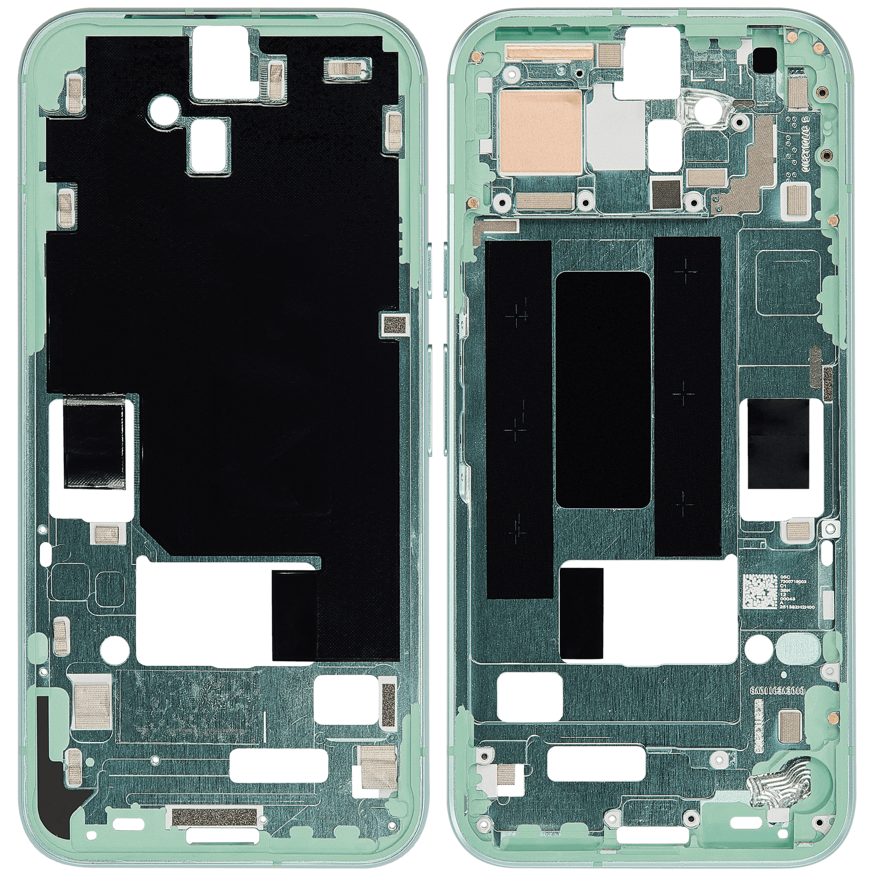 Mid-Frame Housing Compatible For Google Pixel 8a Replacement(Aloe)