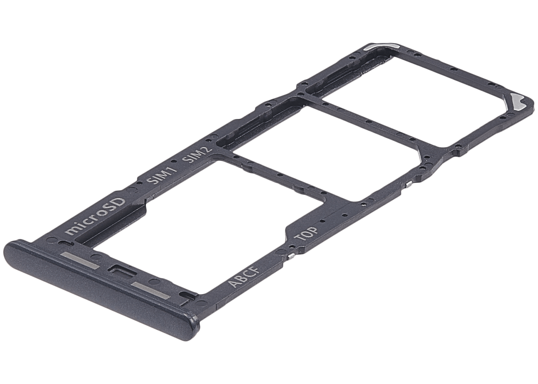 Dual Sim Card Tray Compatible For Samsung Galaxy A23 5G (A236 / 2022) (Black)