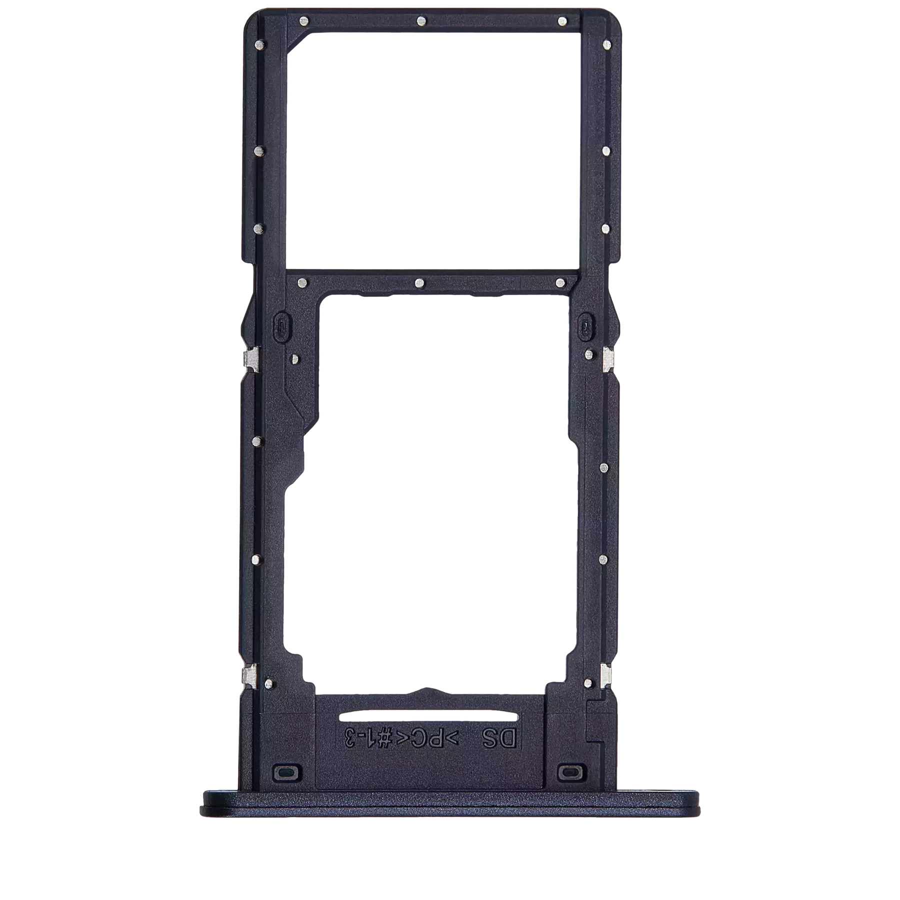 Dual Sim Card Tray Compatible For Samsung Galaxy A25 5G (A256 / 2023) (Brave Black)