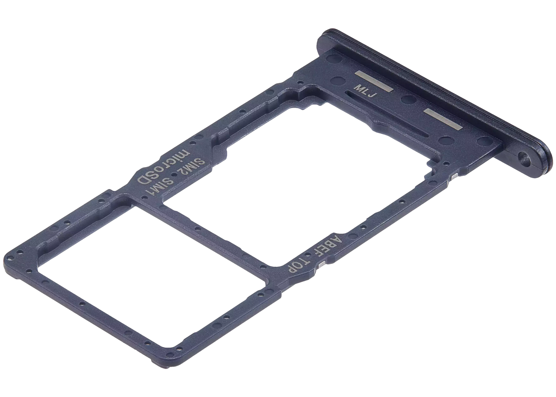 Dual Sim Card Tray Compatible For Samsung Galaxy A25 5G (A256 / 2023) (Brave Black)