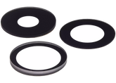 Back Camera Lens (Glass Only) With Adhesive Compatible For iPhone 15 Pro (3 Piece Set) (Aftermarket Plus)