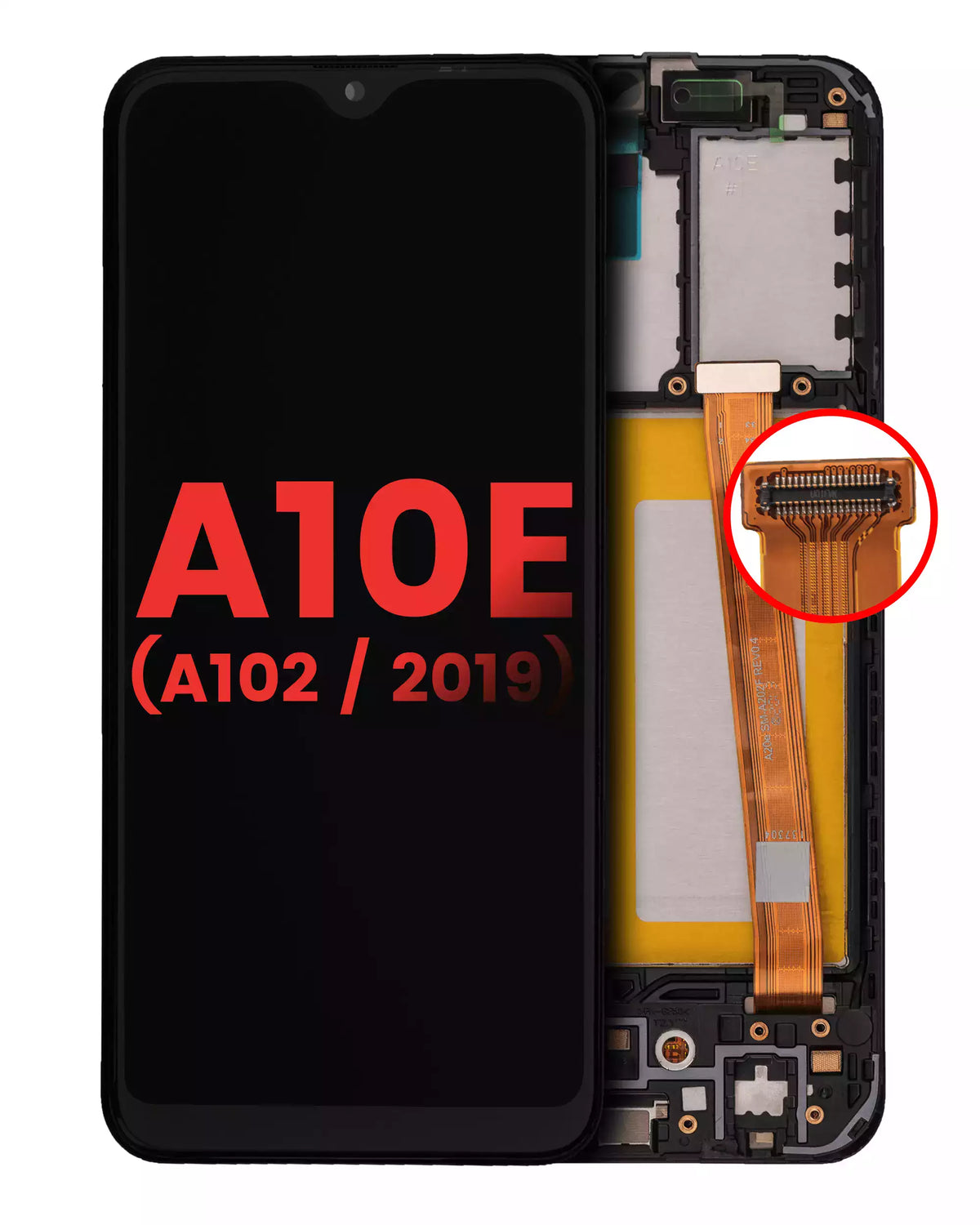 LCD Assembly With Frame Compatible For Samsung Galaxy A10E (A102 / 2019) (Vemake) (All Colors)