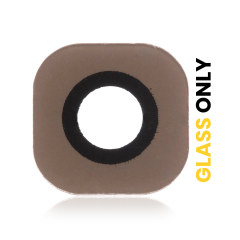 Replacement Back Camera Lens (Glass Only) With Adhesive Compatible For Samsung Galaxy S6 / S6 Edge (Gold)