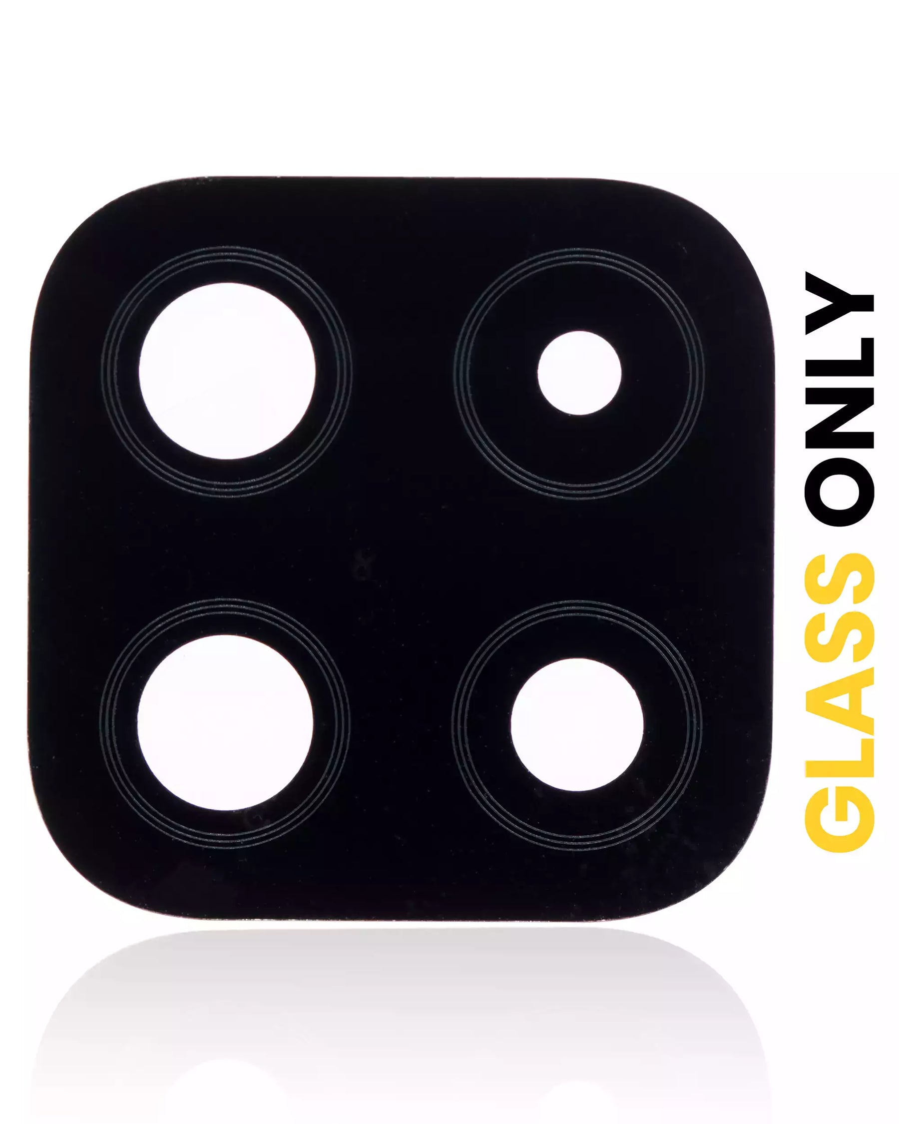 Back Camera Lens (Glass Only) With Adhesive Compatible For Samsung Galaxy A22 5G (A226 / 2021) (Black)