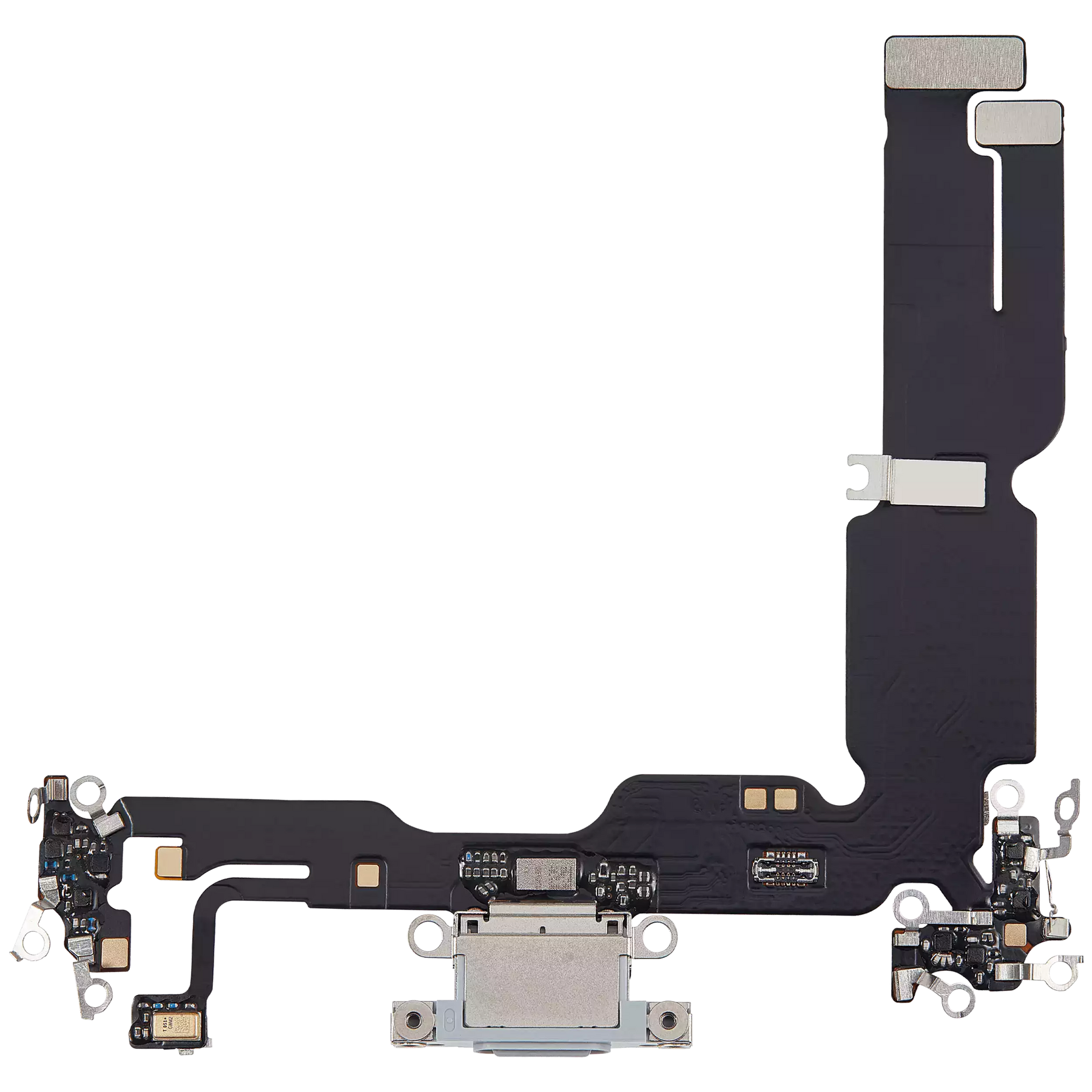 Charging Port Flex Cable Compatible For iPhone 15 Plus (Aftermarket Plus) (Blue)