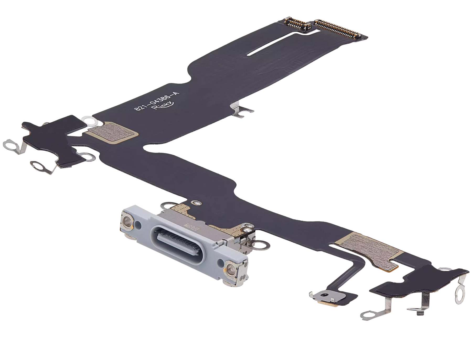 Charging Port Flex Cable Compatible For iPhone 15 Plus (Aftermarket Plus) (Blue)