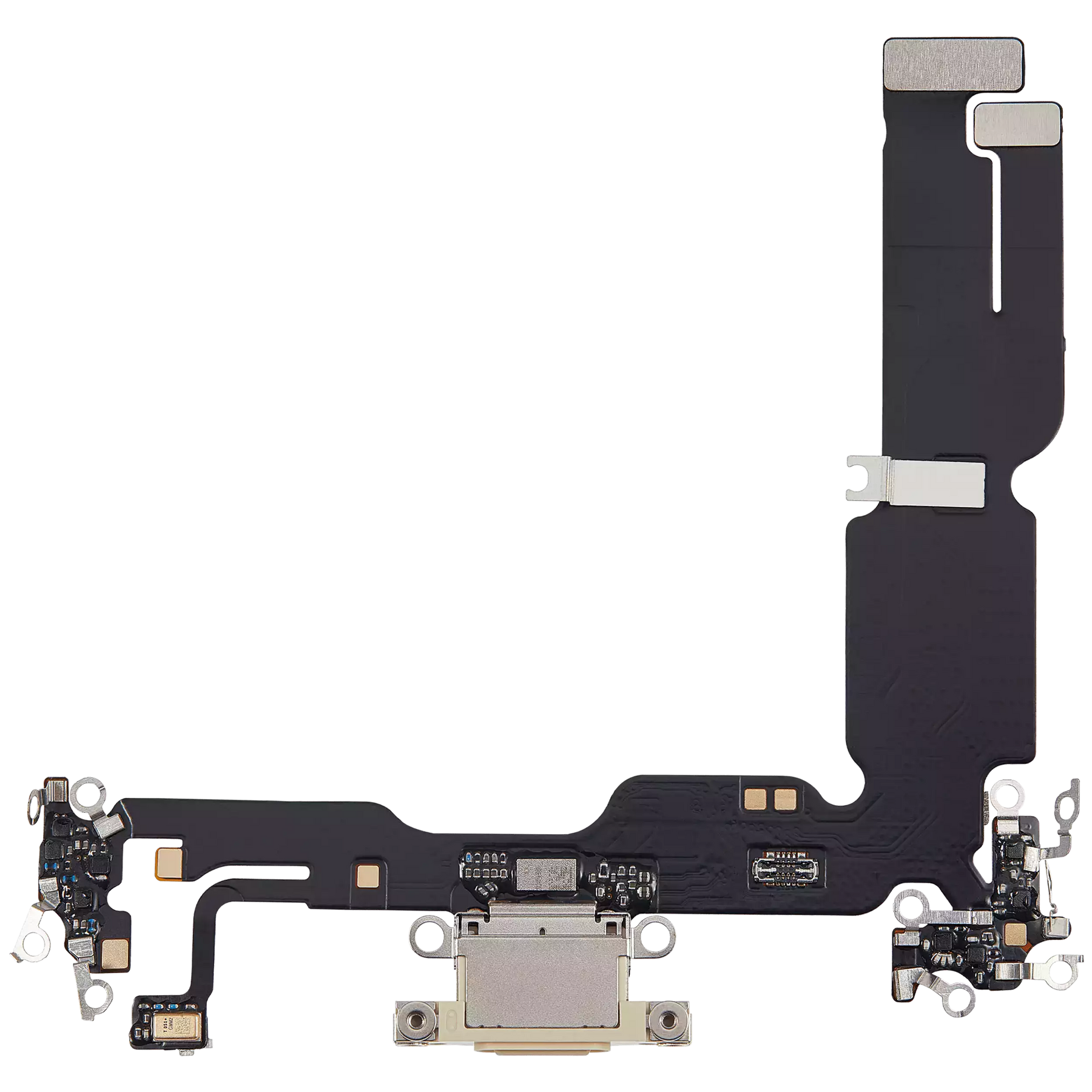 Charging Port Flex Cable Compatible For iPhone 15 Plus (Aftermarket Plus) (Yellow)
