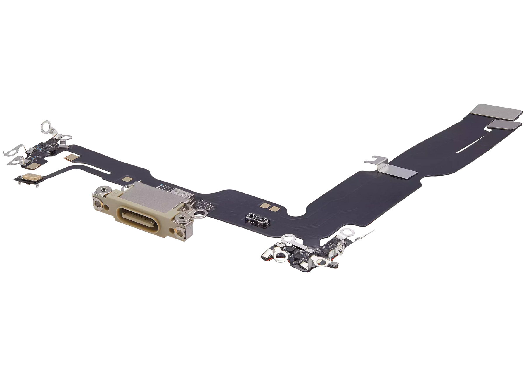 Charging Port Flex Cable Compatible For iPhone 15 Plus (Aftermarket Plus) (Yellow)