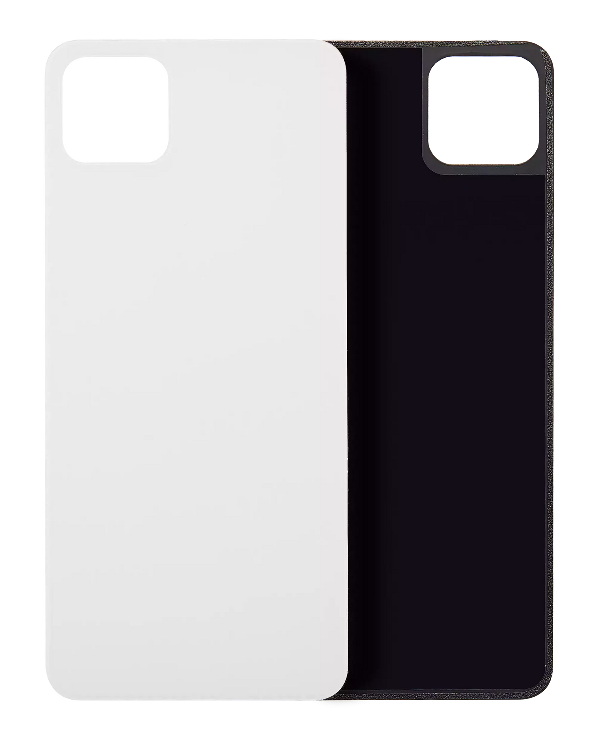 Back cover Glass Compatible For Google Pixel 4 XL Replacement (Clearly White)