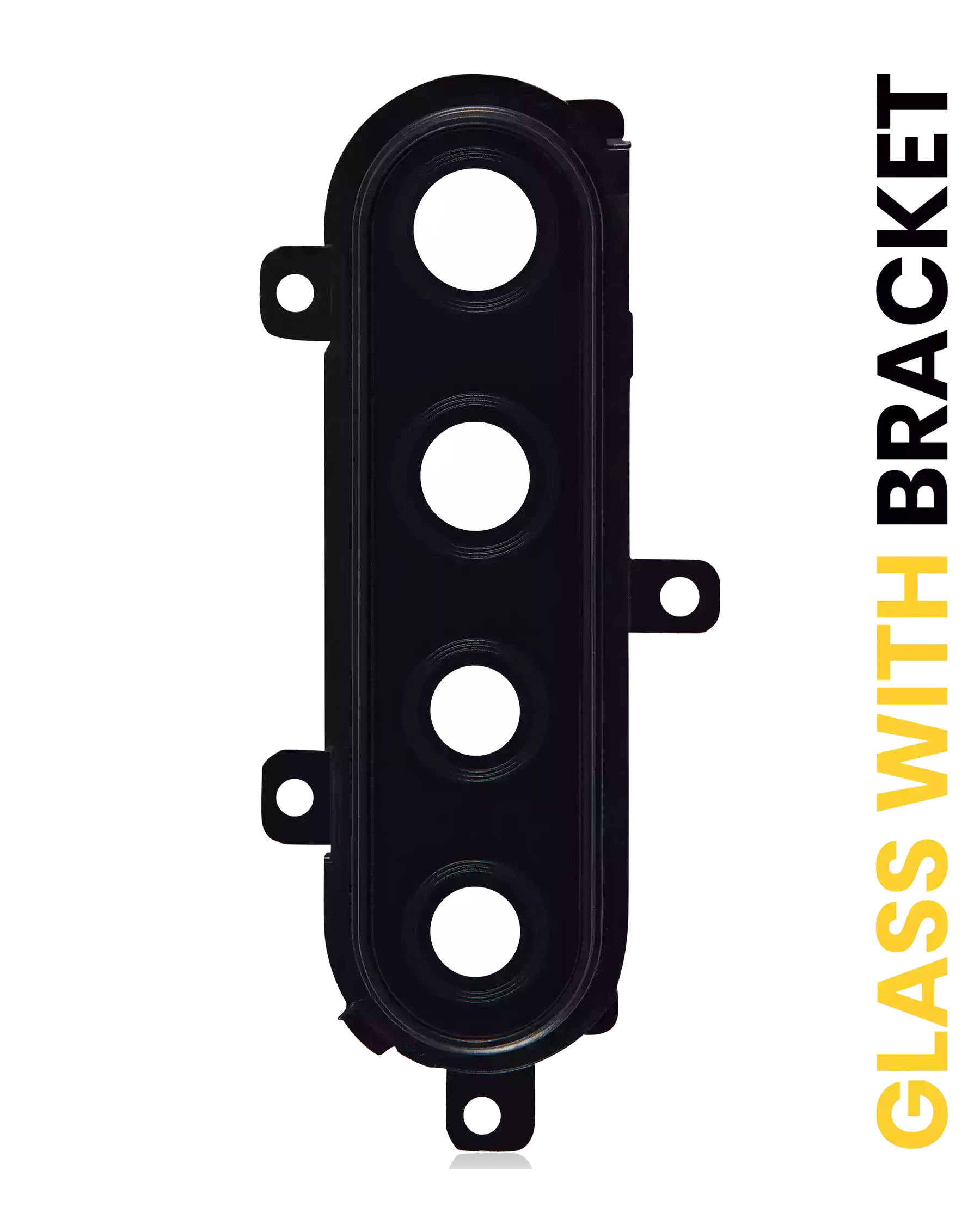 Back Camera Lens with Bracket Compatible For Samsung Galaxy A21 (A215 / 2020) (Black)