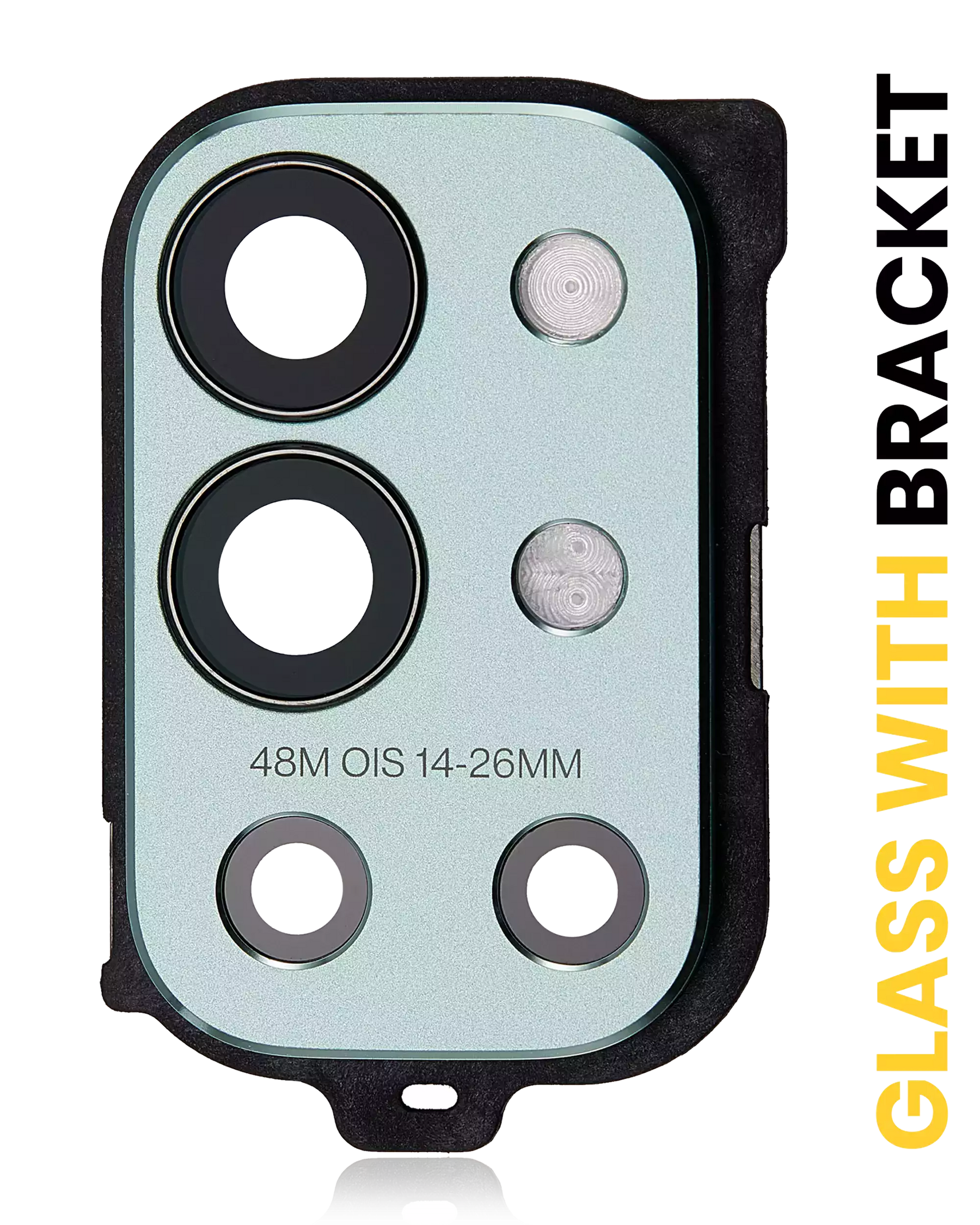Back Camera Lens With Bracket Compatible For OnePlus 9R Replacement by macfactory.in (Green)