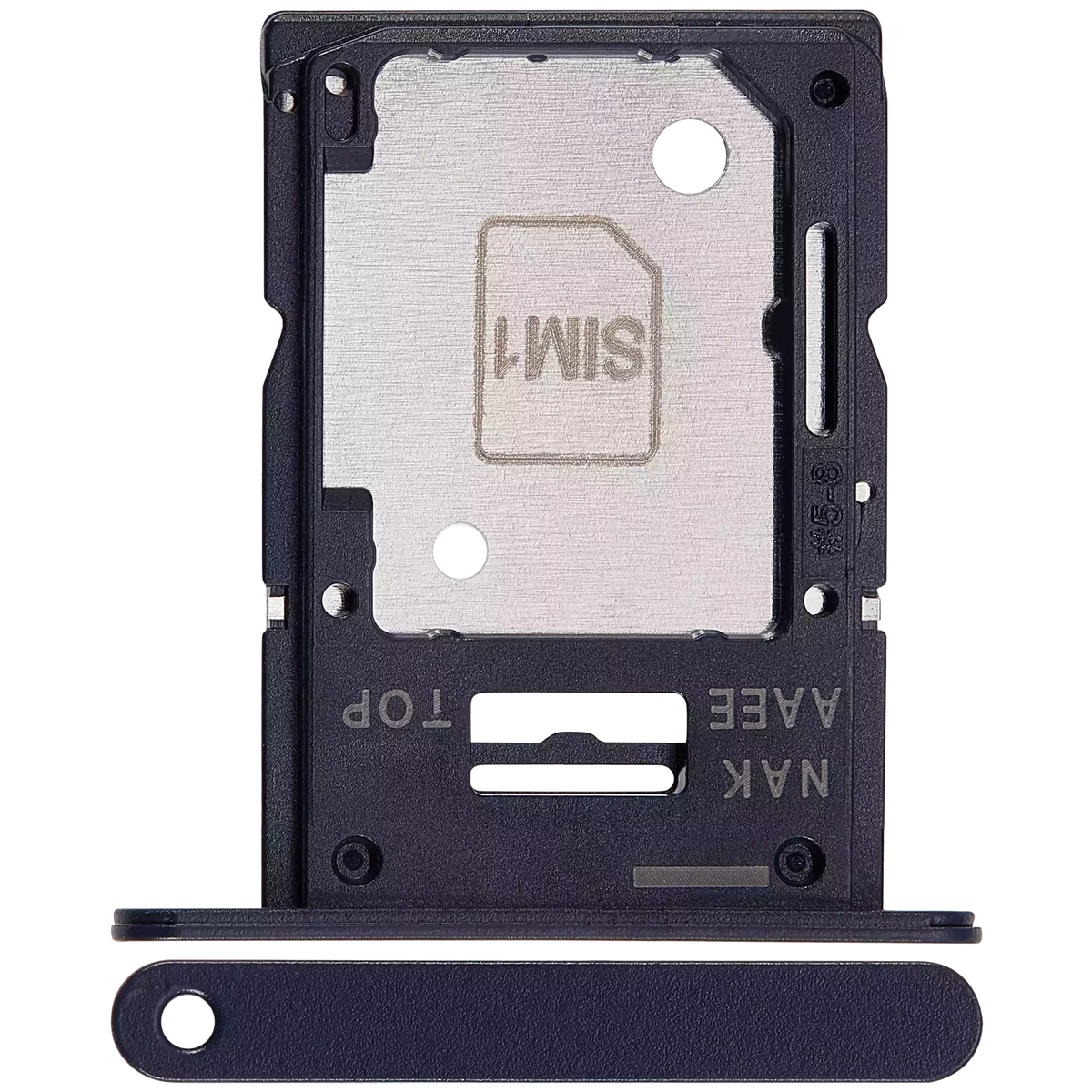 Single Sim Card Tray Compatible For Samsung Galaxy A15 (A155 / 2023) (Brave Black)