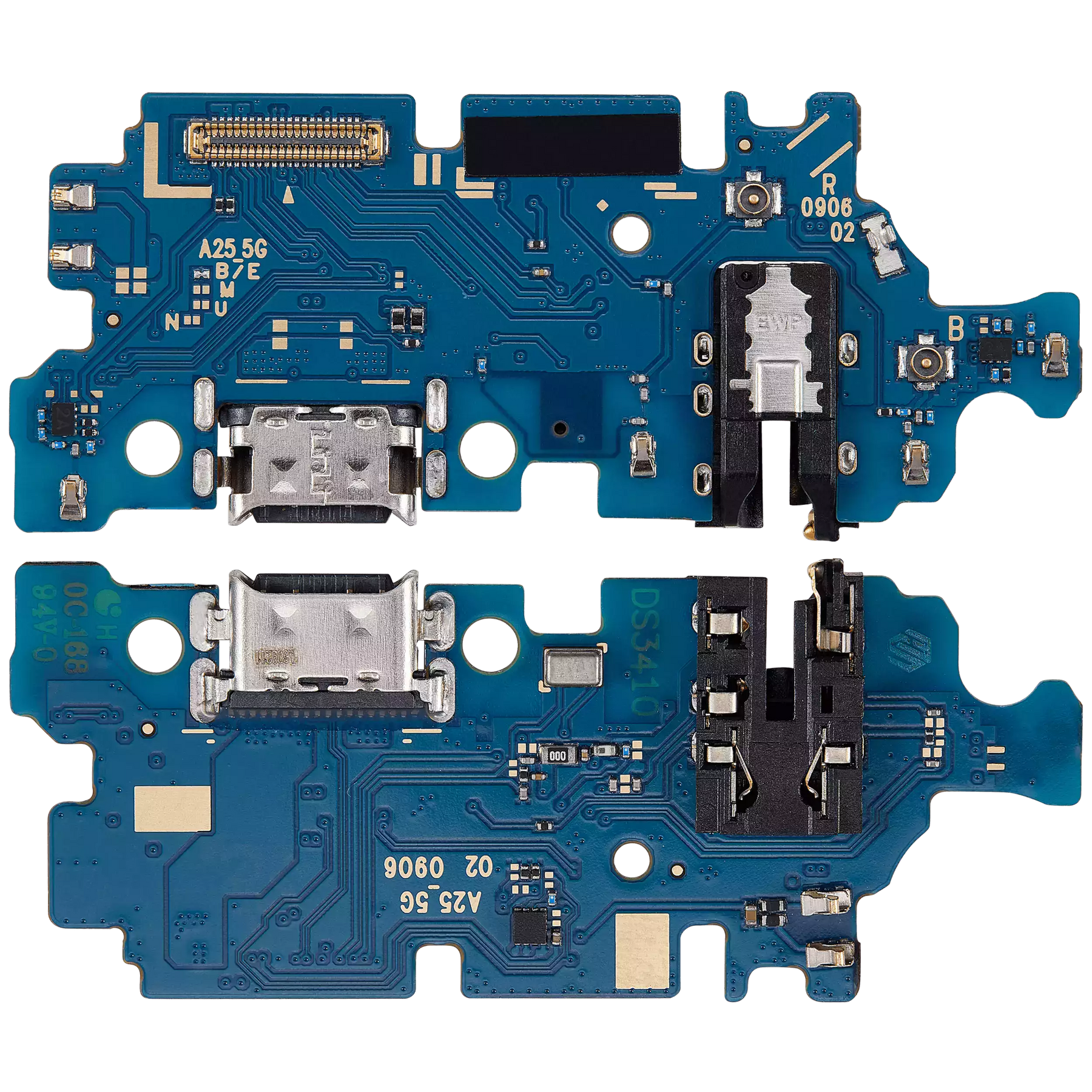 Charging Port Board With Headphone Jack Compatible For Samsung Galaxy A25 (A256 / 2023) (Vemake)