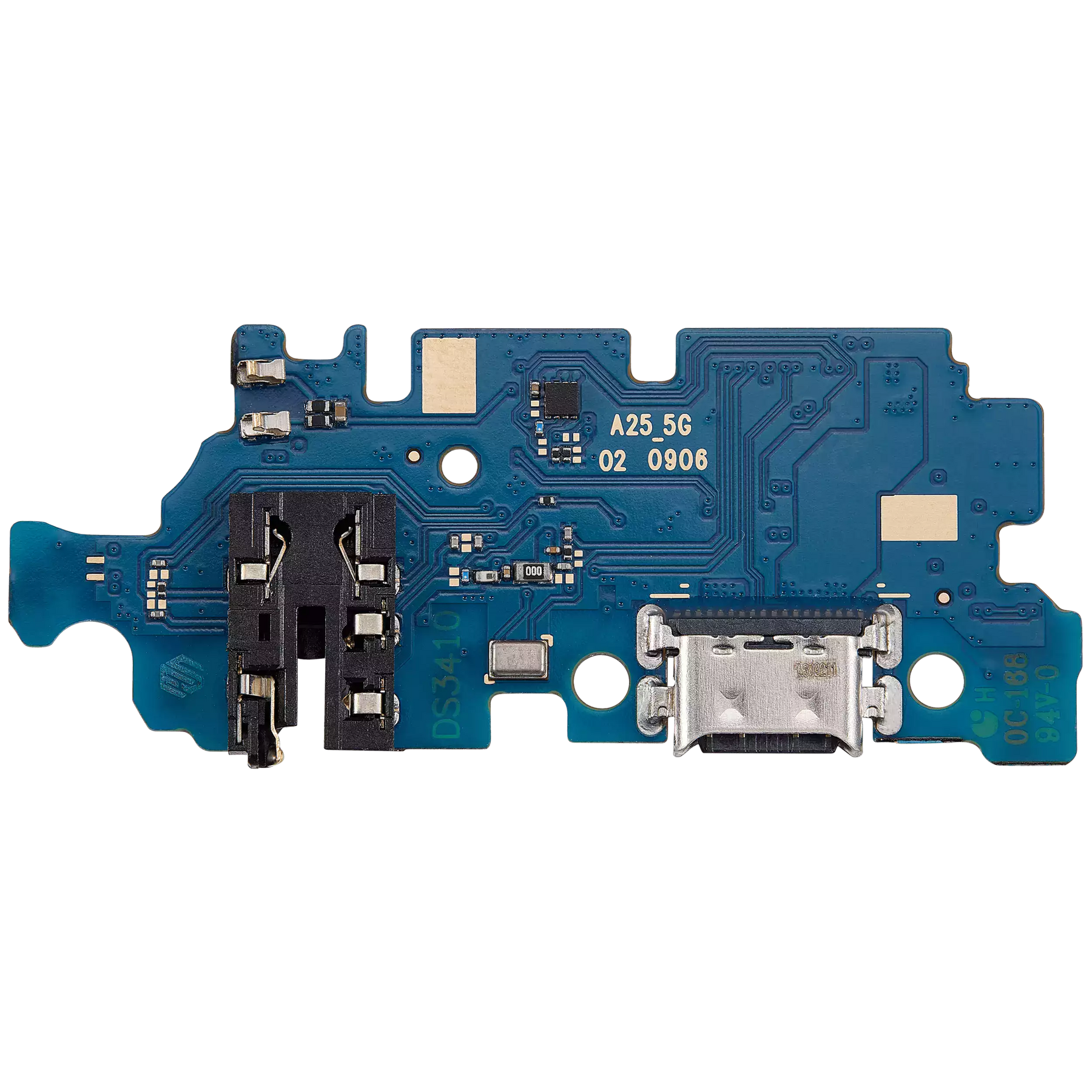 Charging Port Board With Headphone Jack Compatible For Samsung Galaxy A25 (A256 / 2023) (Vemake)