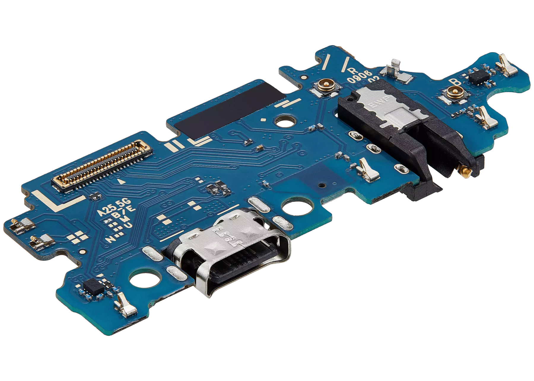 Charging Port Board With Headphone Jack Compatible For Samsung Galaxy A25 (A256 / 2023) (Vemake)