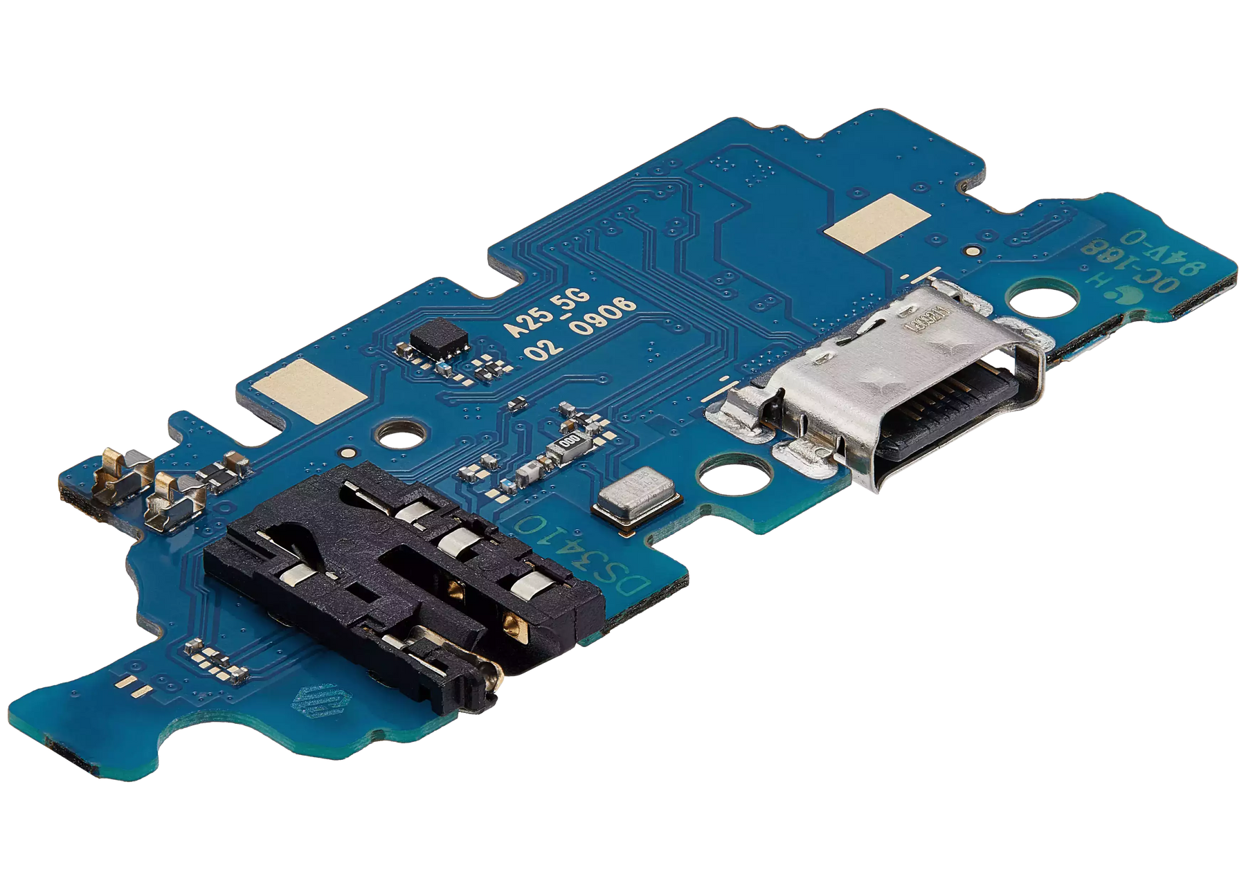 Charging Port Board With Headphone Jack Compatible For Samsung Galaxy A25 (A256 / 2023) (Vemake)