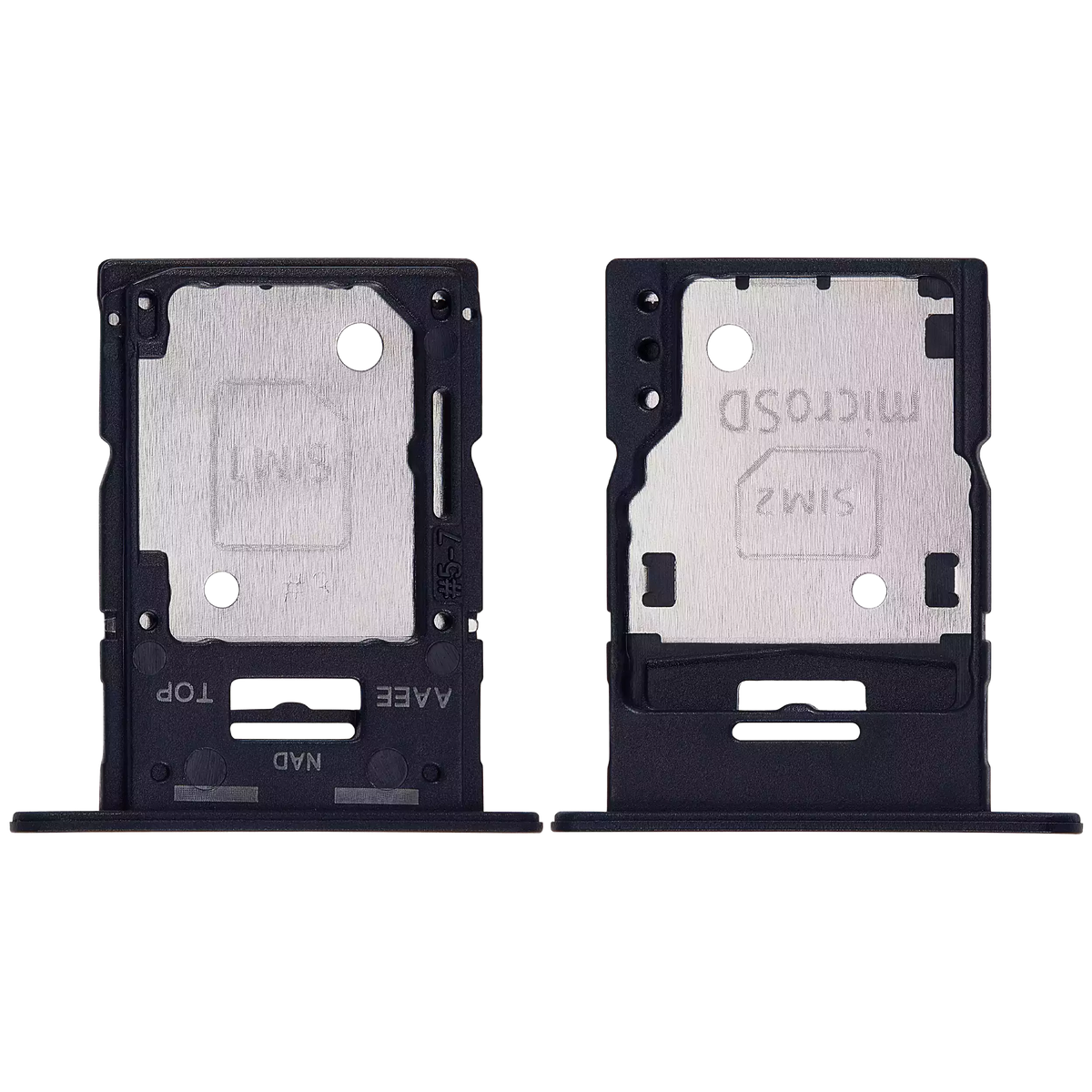 Dual Sim Card Tray Compatible For Samsung Galaxy A15 (A155 / 2023) (Brave Black)