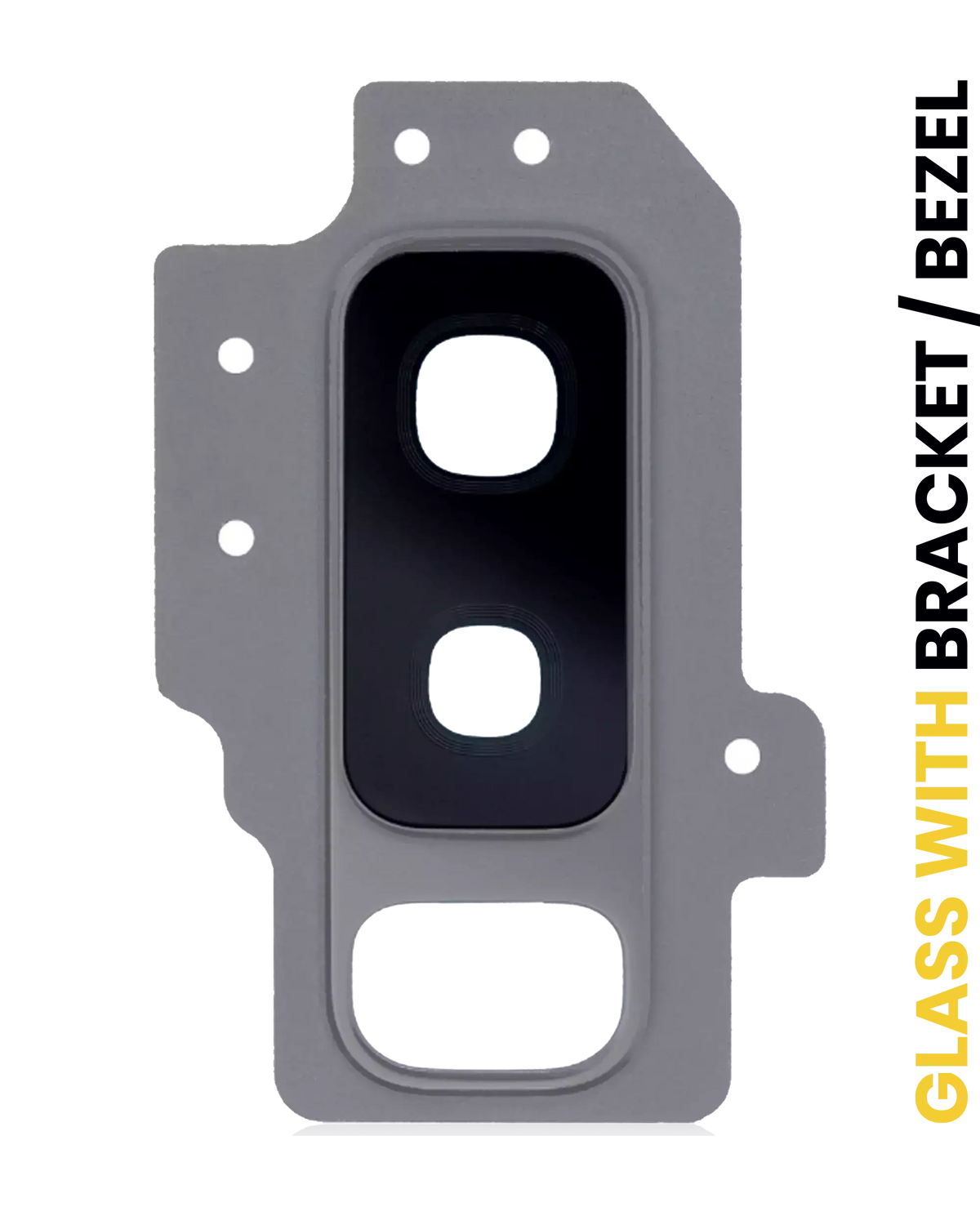 Replacement Back Camera Lens With Bracket / Bezel Compatible For Samsung Galaxy S9 Plus (Titanium Gray)