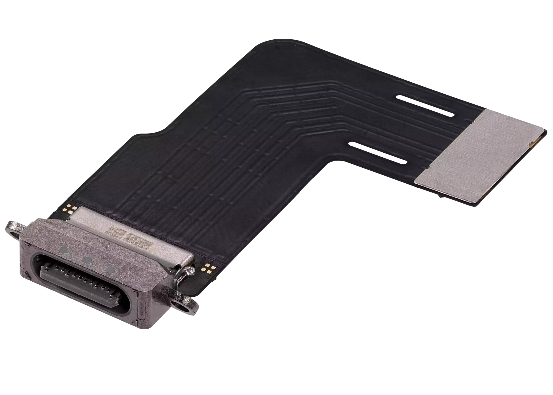 Charging Port Flex Cable Compatible For ipad Air 11" (2024) (Aftermarket Plus) (Space Gray)