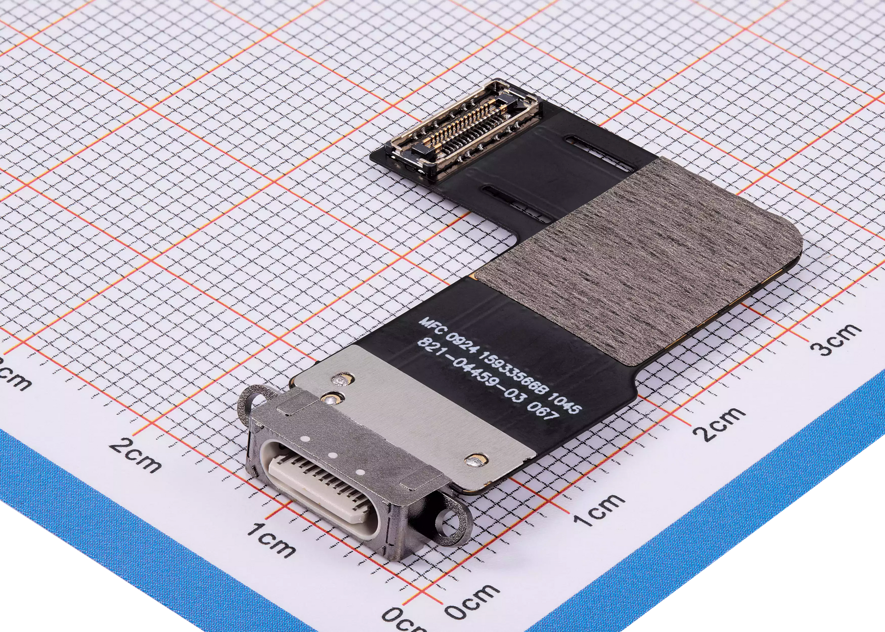 Charging Port Flex Cable Compatible For ipad Air 11" (2024) (Aftermarket Plus) (Starlight)