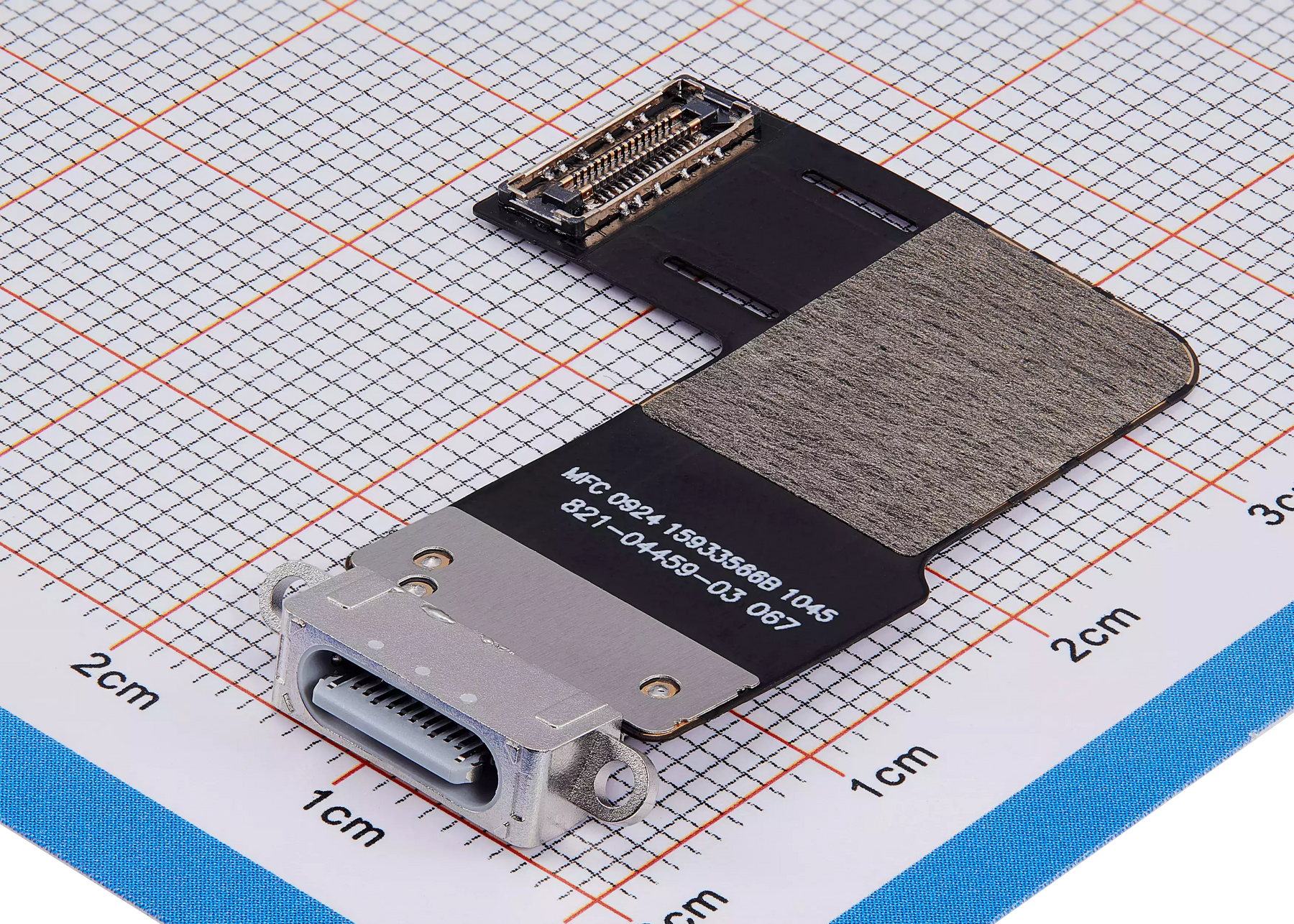 Charging Port Flex Cable Compatible For ipad Air 11" (2024) (Aftermarket Plus) (Blue)