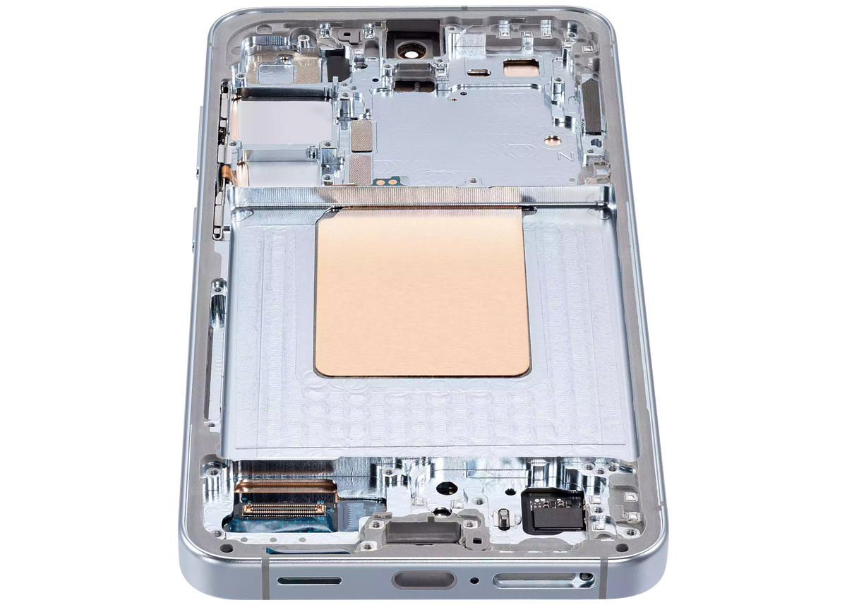 OLED Assembly With Frame Compatible For Samsung Galaxy S24 5G (US & International Version) (Refurbished) (Sapphire Blue)