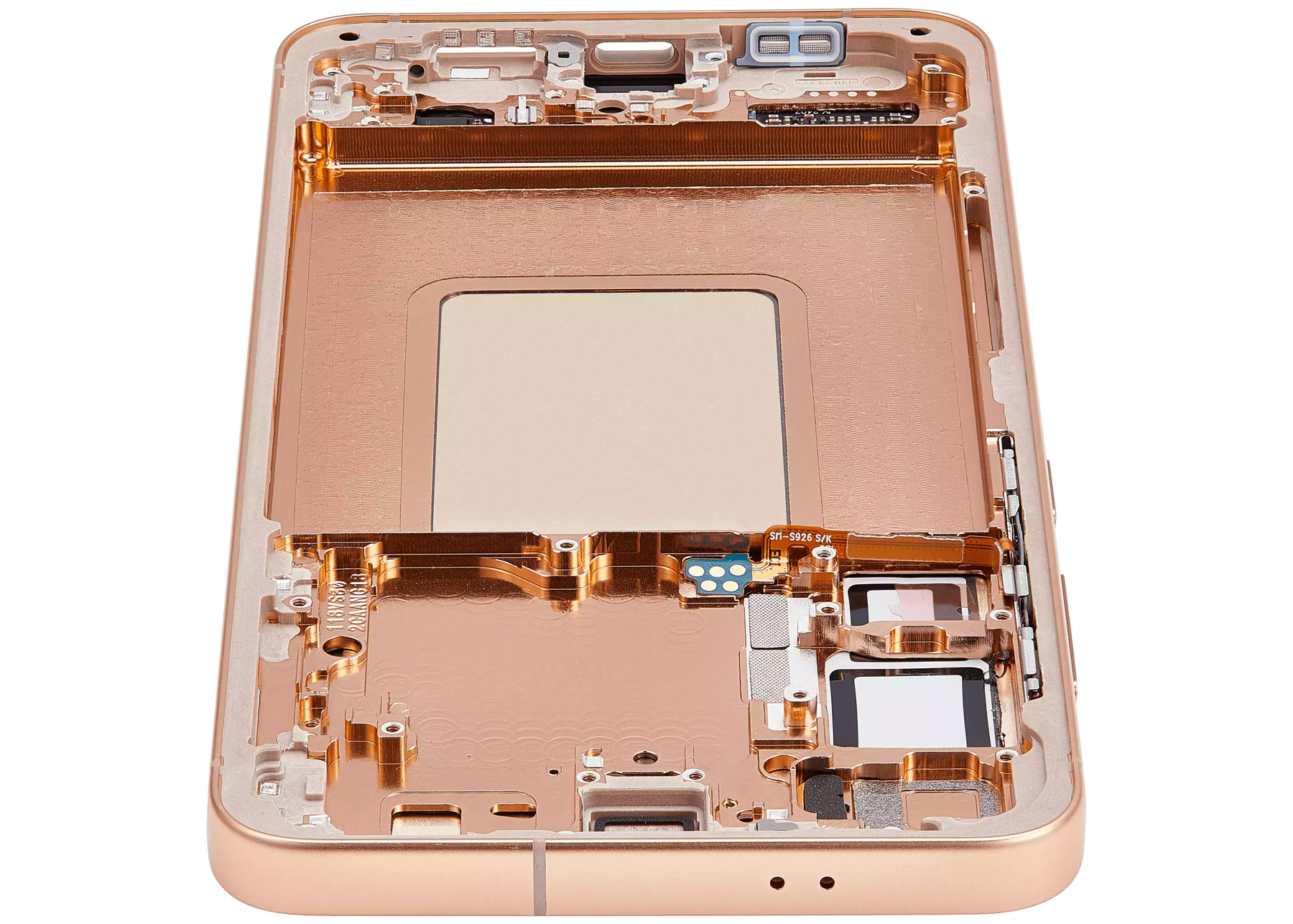 OLED Assembly With Frame Compatible For Samsung Galaxy S24 Plus 5G (US & International Version) (Refurbished) (Sandstone Orange)