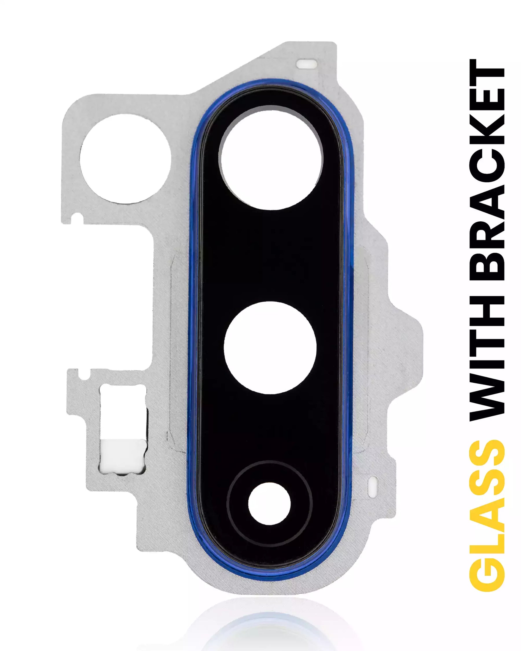 Back Camera Lens With Bracket Compatible For OnePlus 8 Pro Replacement (Ultramarine Blue)