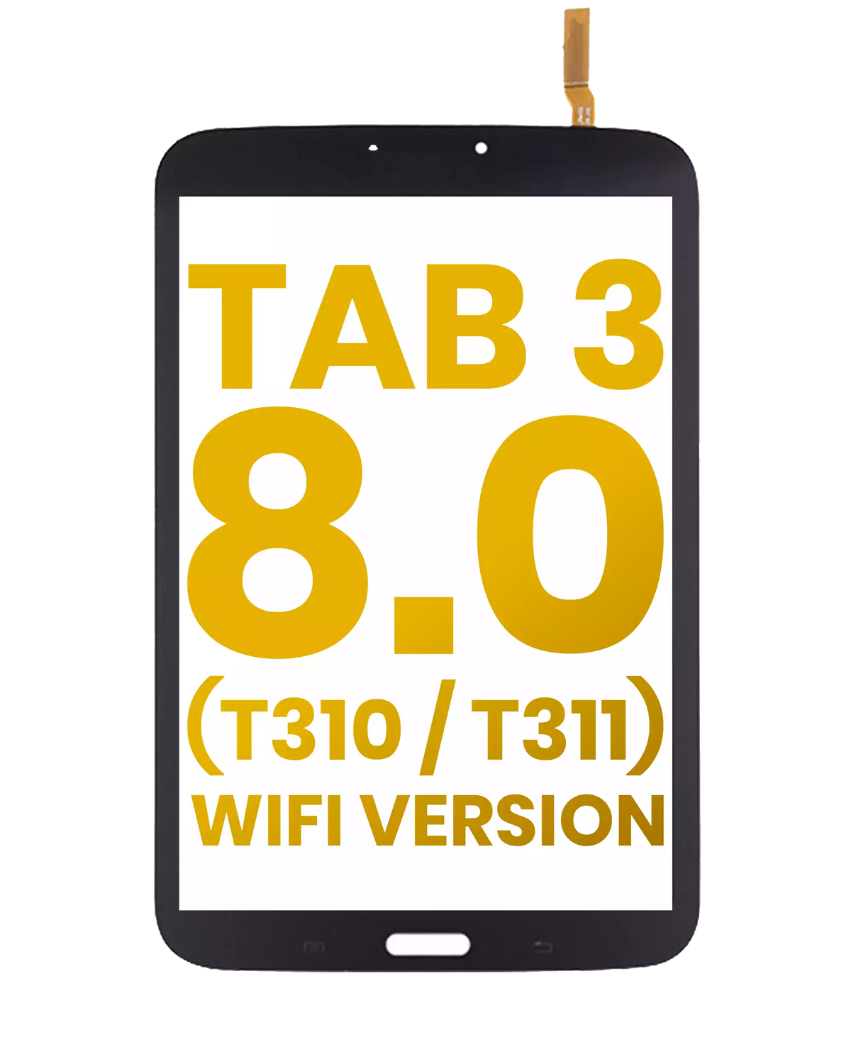 Digitizer Compatible For Samsung Galaxy Tab 3 8.0" (T310 / T311) (WiFi Version) (Black)