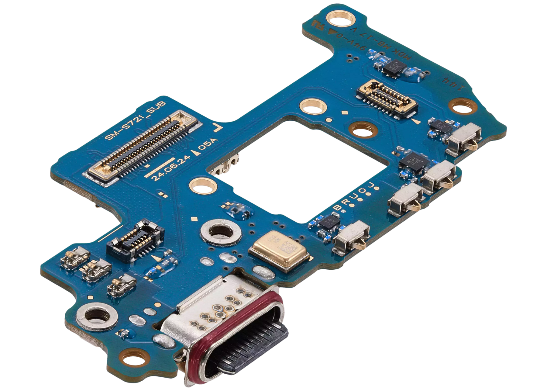 Charging Port Board Compatible For Samsung Galaxy S24 FE 5G (S721B) (International Version) (Premium)