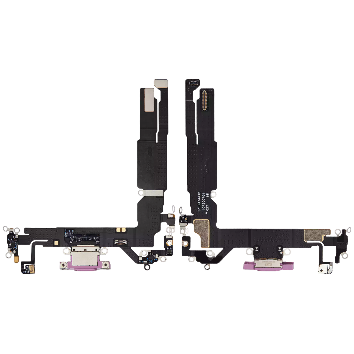 Charging Port Flex Cable Compatible For iPhone 16 (Premium) (Pink)