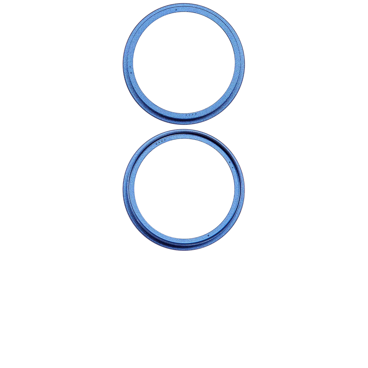 Back Camera Bezel Ring Only Compatible For iPhone 16 / 16 Plus (Ultramarine) (2 Piece Set)