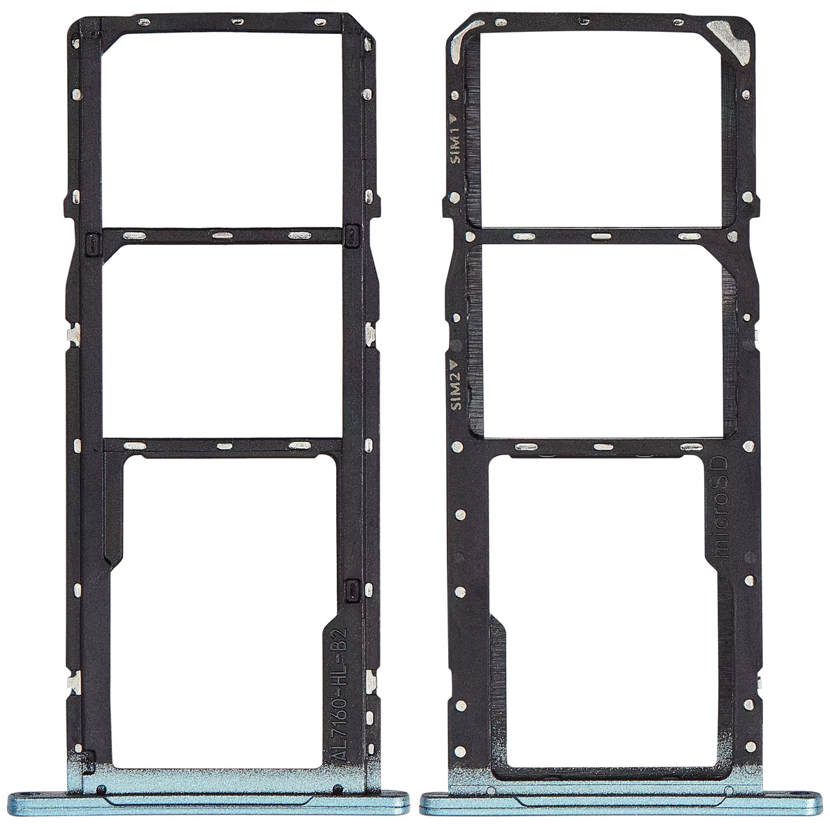 Dual Sim Card Tray Compatible For Samsung Galaxy A06 (A065 / 2024) (Premium) (Blue)