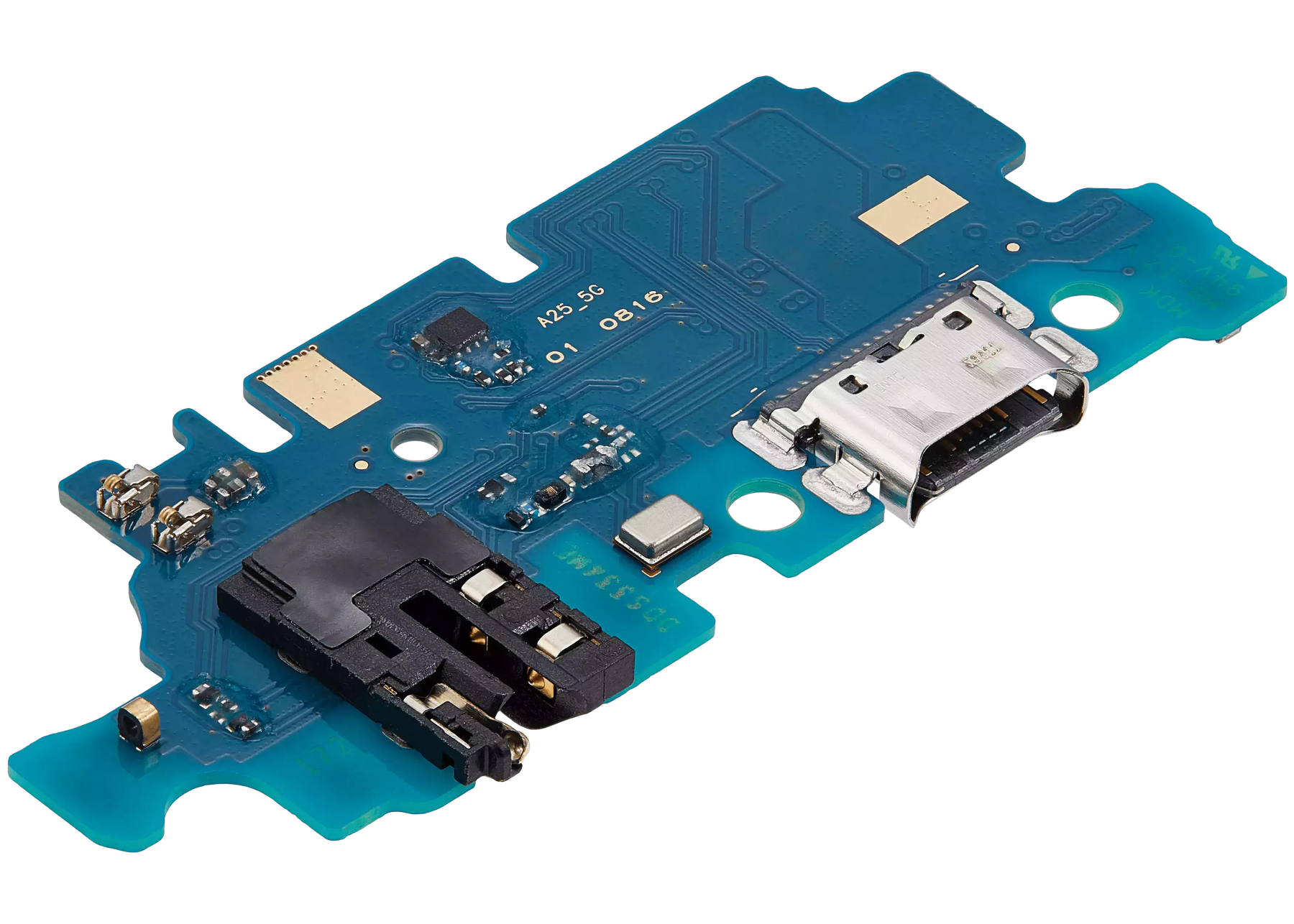 Charging Port With Headphone Jack Compatible For Samsung Galaxy A25 5G (A256 / 2023) (US Version) (Premium)