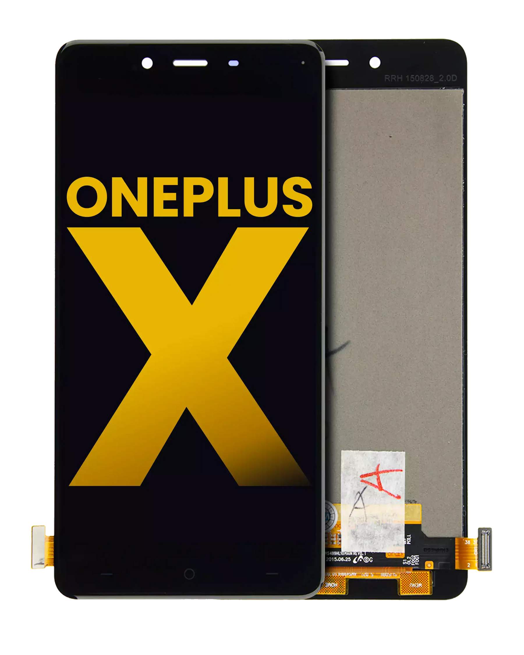 LCD Assembly Without Frame Compatible For OnePlus X Replacement (Refurbished) (White)