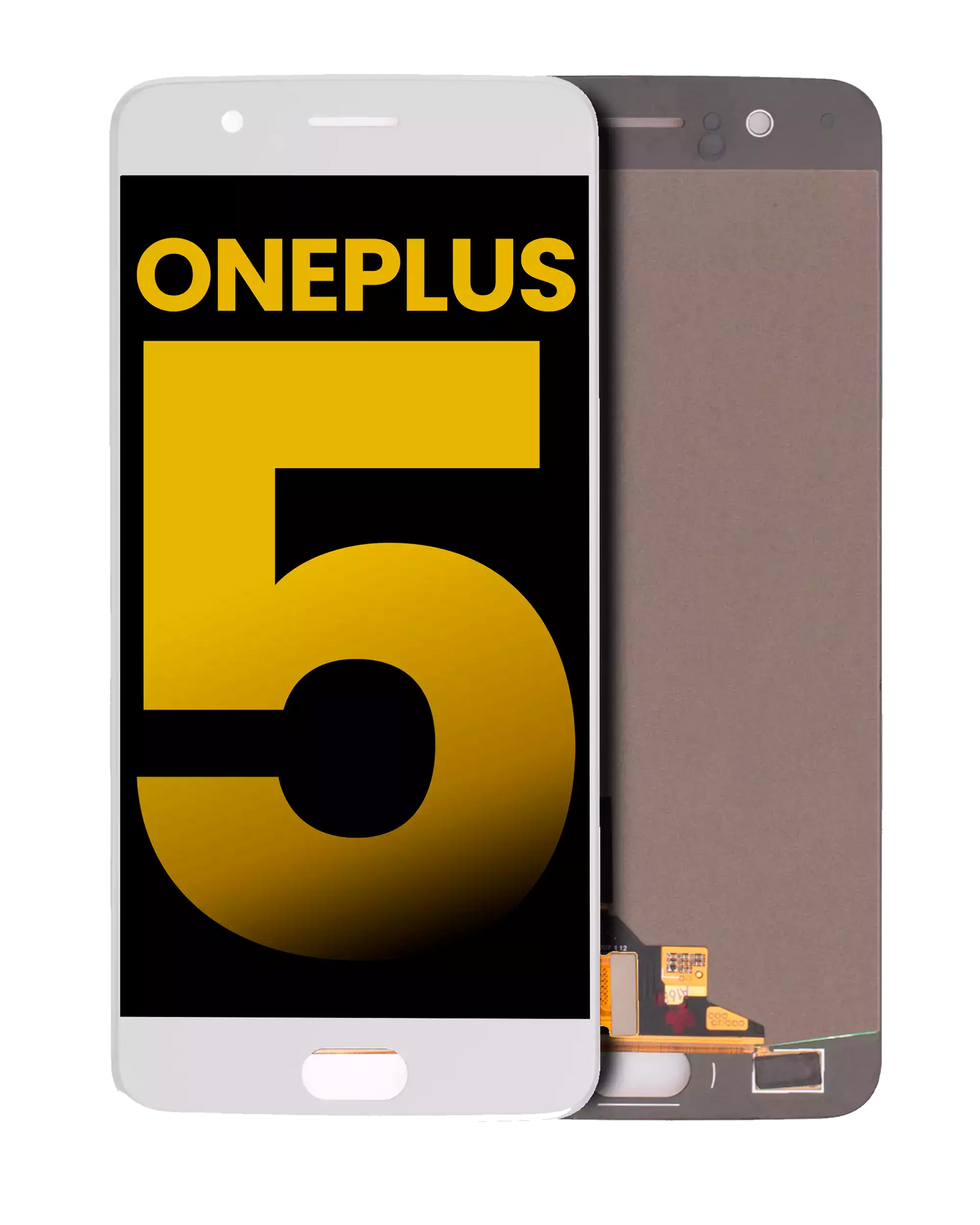 Replacement LCD Assembly Without Frame Compatible For OnePlus 5 (Refurbished) (White)