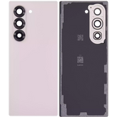 Back Cover Glass With Camera Lens Compatible For Samsung Galaxy Z Fold 6 5G (Aftermarket Plus) (Pink)