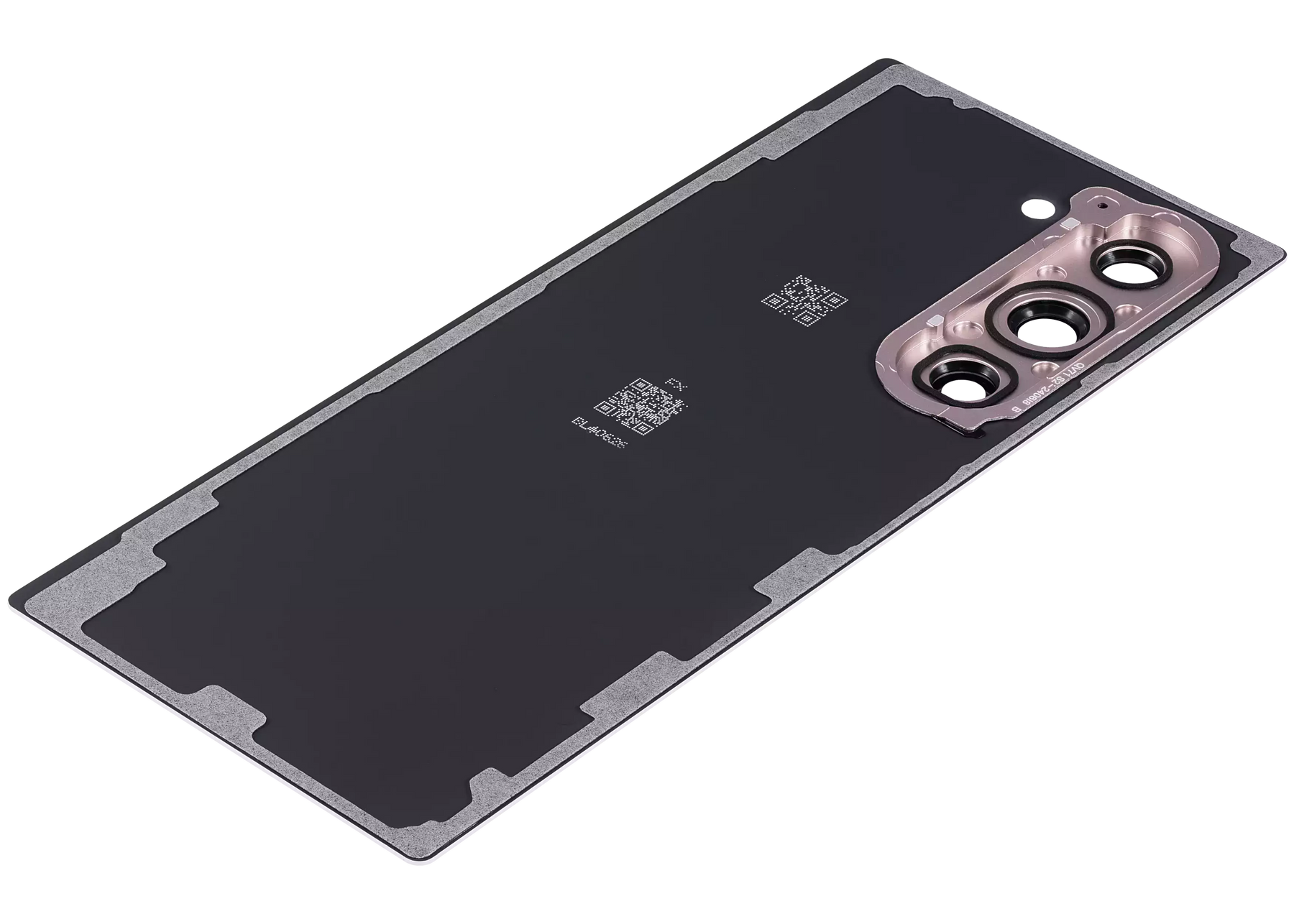 Back Cover Glass With Camera Lens Compatible For Samsung Galaxy Z Fold 6 5G (Aftermarket Plus) (Pink)