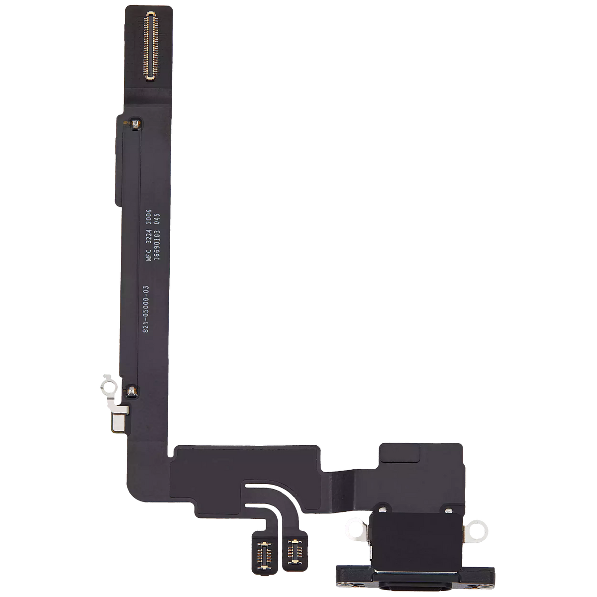 Charging Port Flex Cable Compatible For iPhone 16 Pro Max (Premium) (Black Titanium)