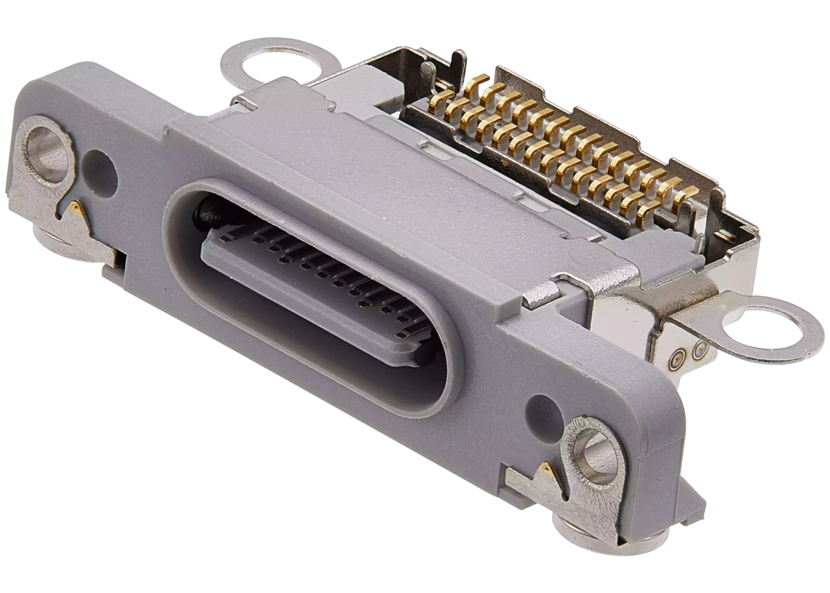 Charging Port Only Compatible For iPhone 16 Pro / 16 Pro Max (White Titanium) (10 Pack)