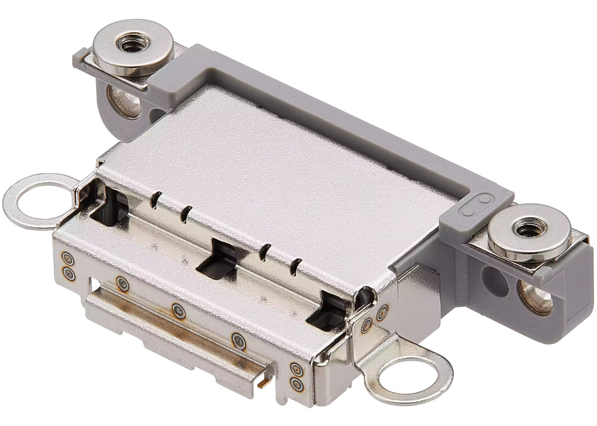 Charging Port Only Compatible For iPhone 16 Pro / 16 Pro Max (White Titanium) (10 Pack)