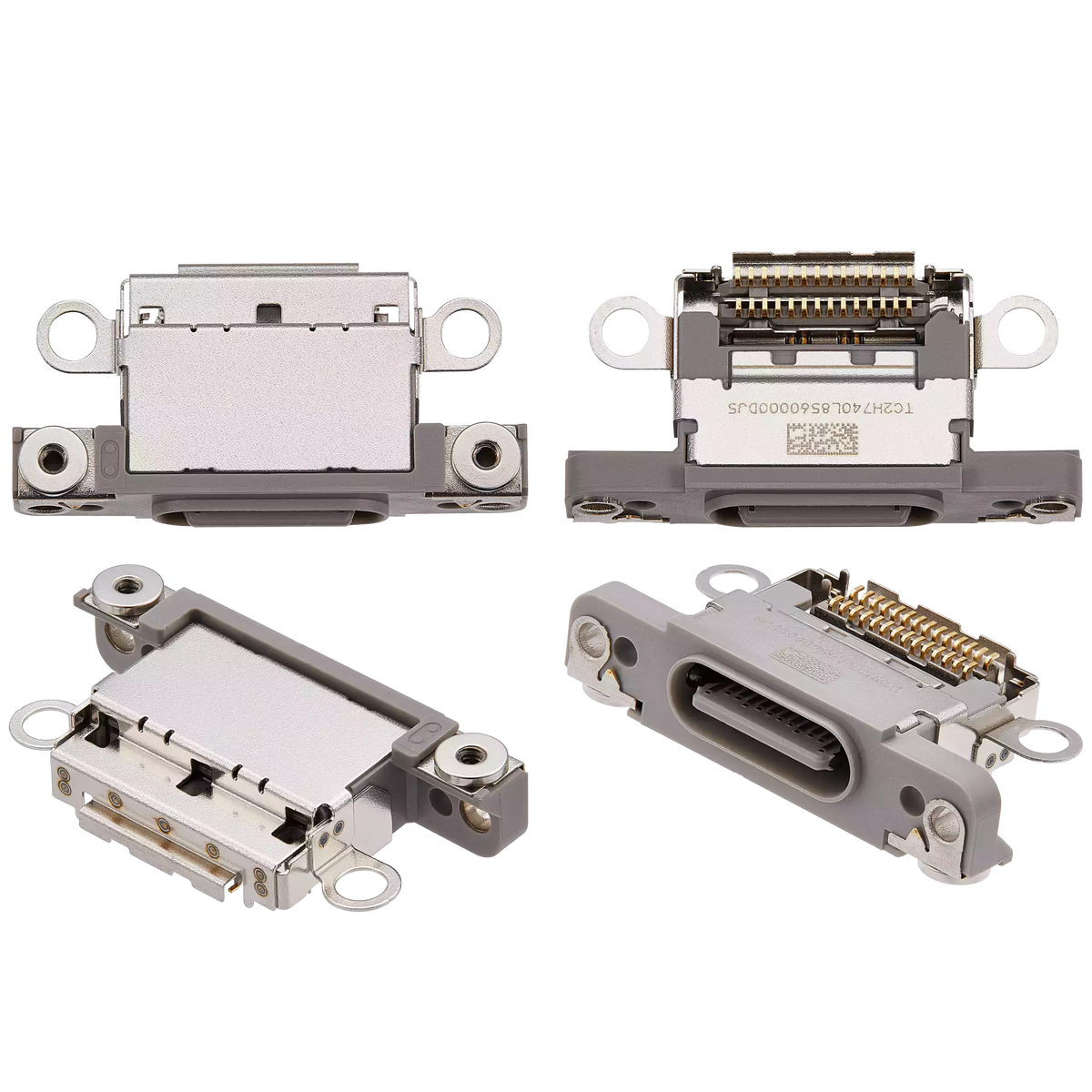 Charging Port Only Compatible For iPhone 16 Pro / 16 Pro Max (Natural Titanium) (10 Pack)