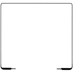 Display Gasket Compatible For MacBook Air 13" (A2681/ Mid 2022) / (A3113 / Mid 2024)